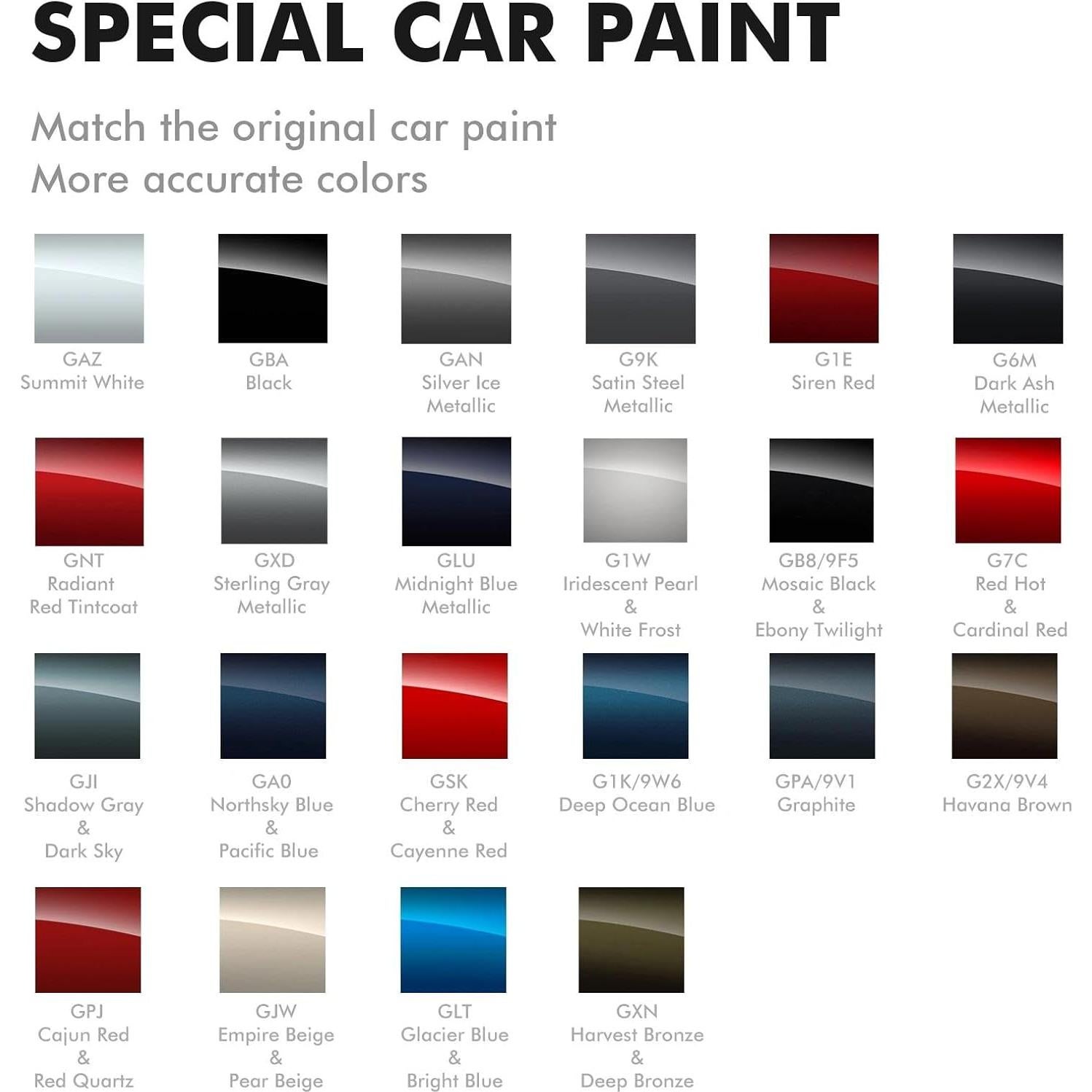 Pintura de Retoque Edantas G9K Acero Satinado para Chevrolet