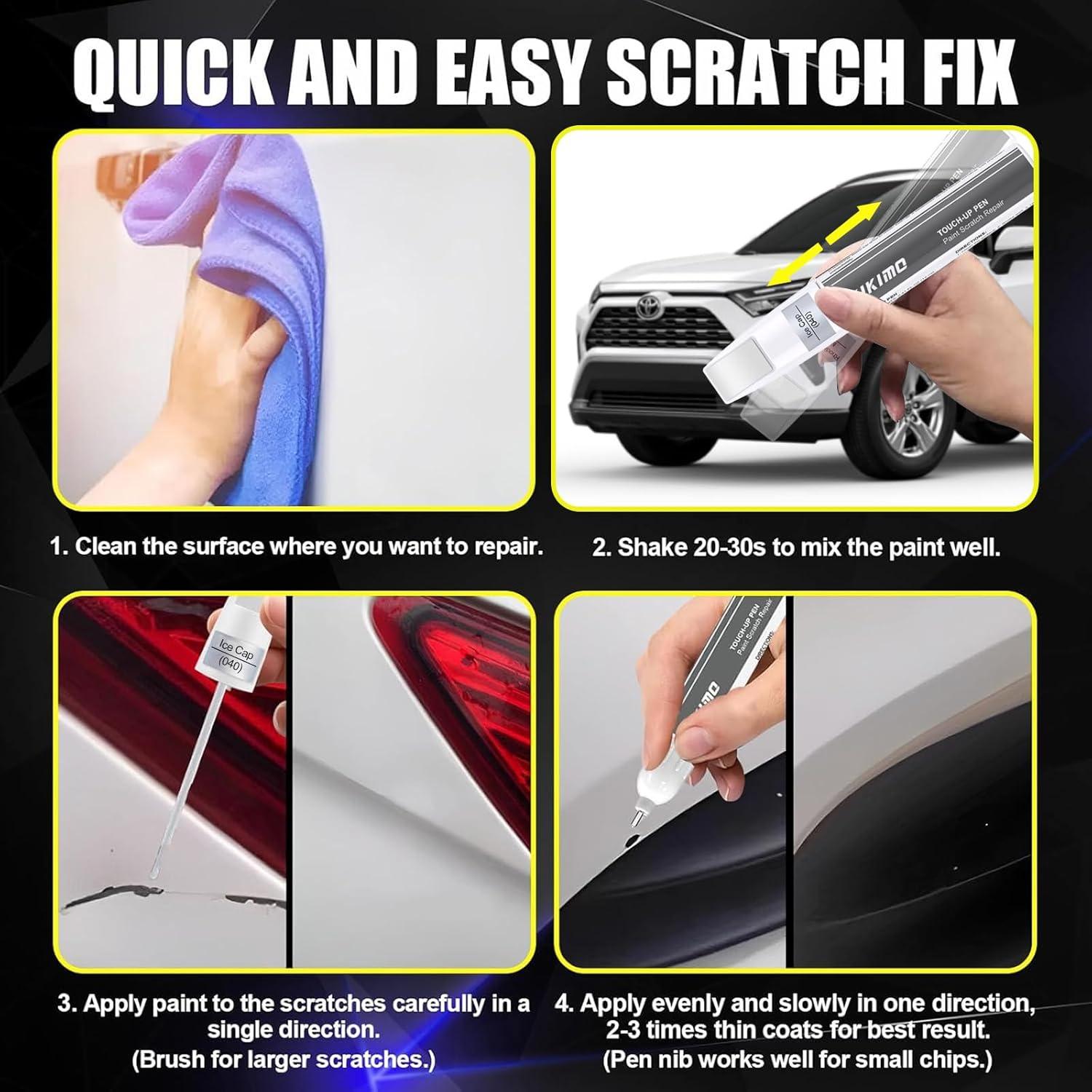 KIKIMO Pintura de Retoque para Toyota Plata Celestial 12ml