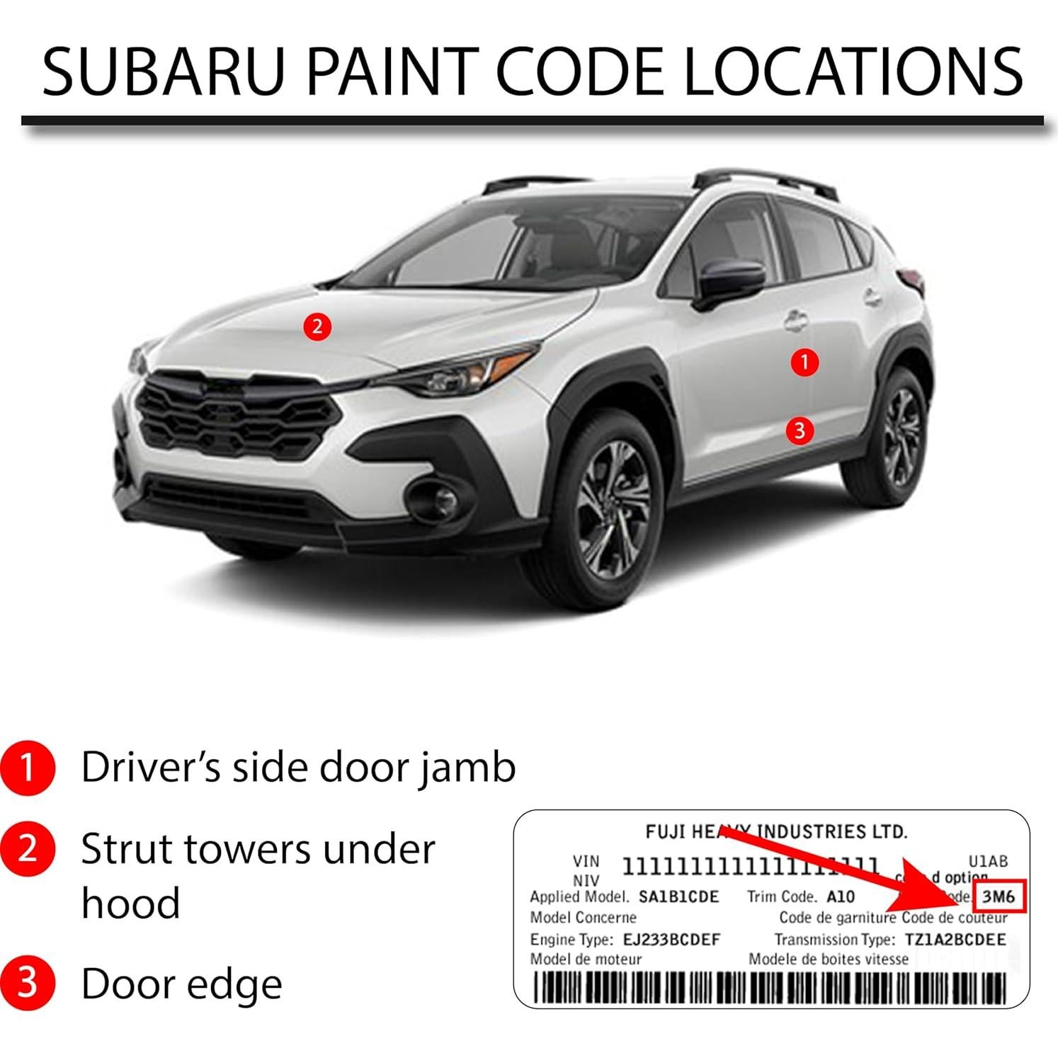 Pintura Automotriz R&E Subaru 19X Plata Piedra Metálico Kit 3