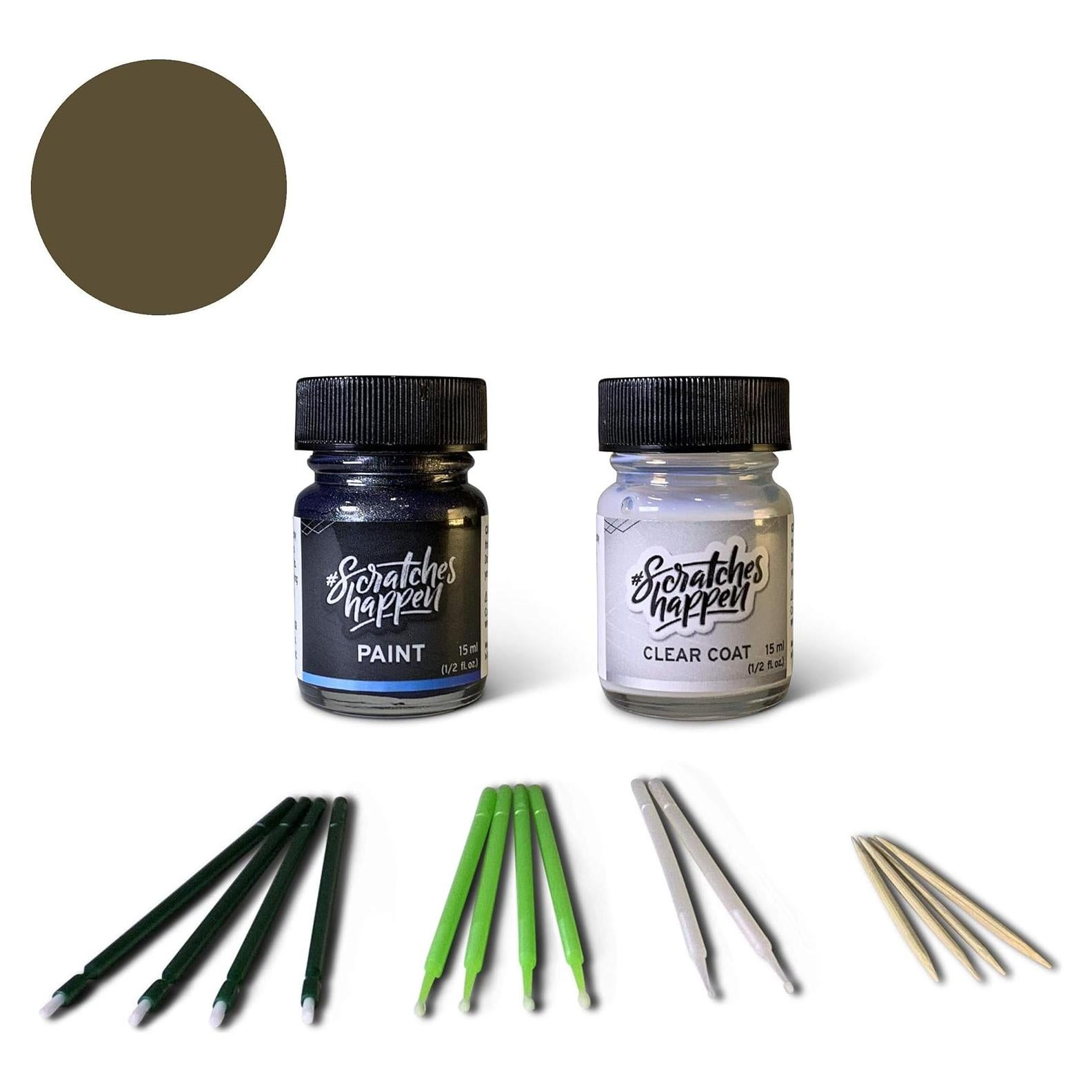 Kit de pintura de retoque ScratchesHappen Verde metálico 30ml