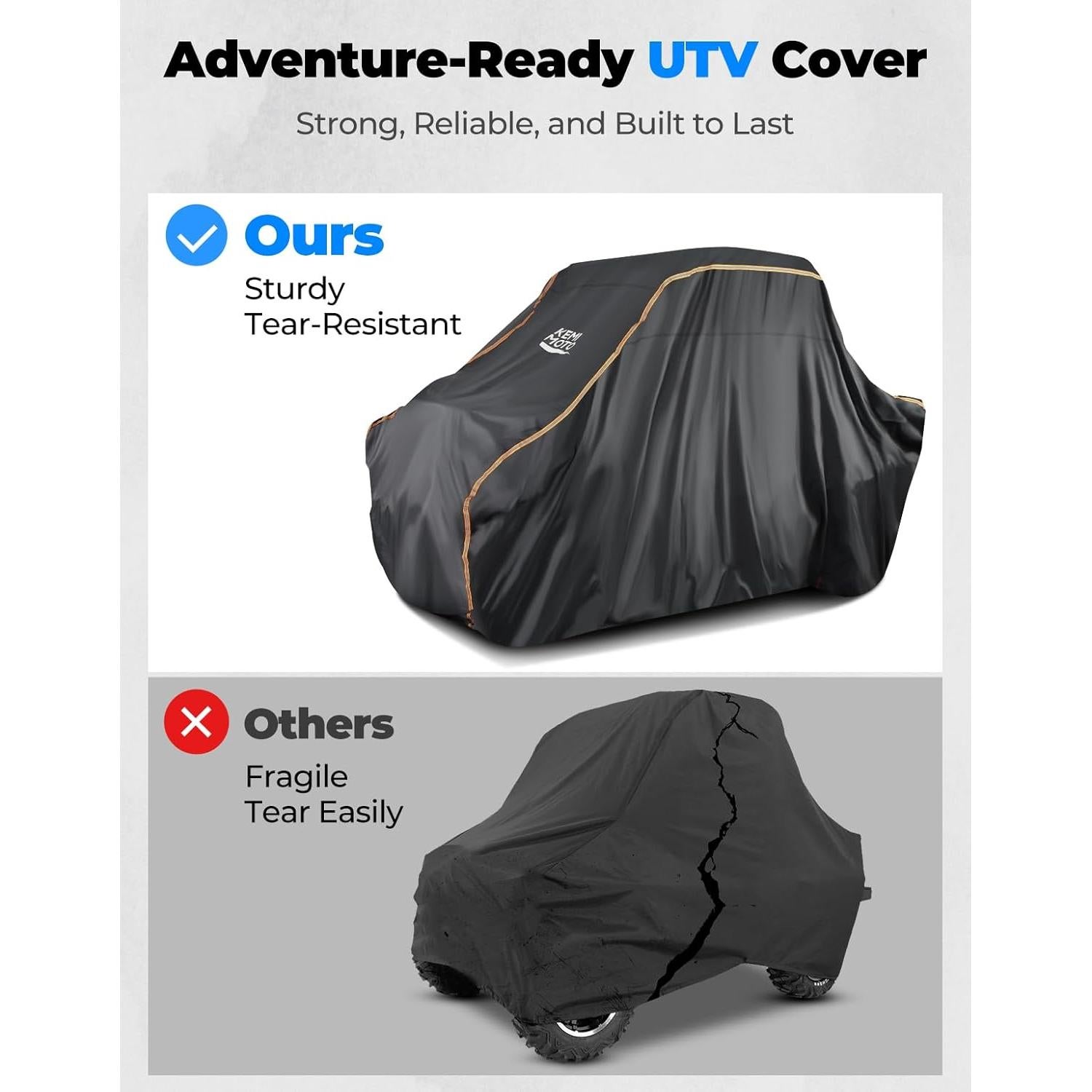 Funda KEMIMOTO UTV 2-3 Asientos Protección Todo Clima