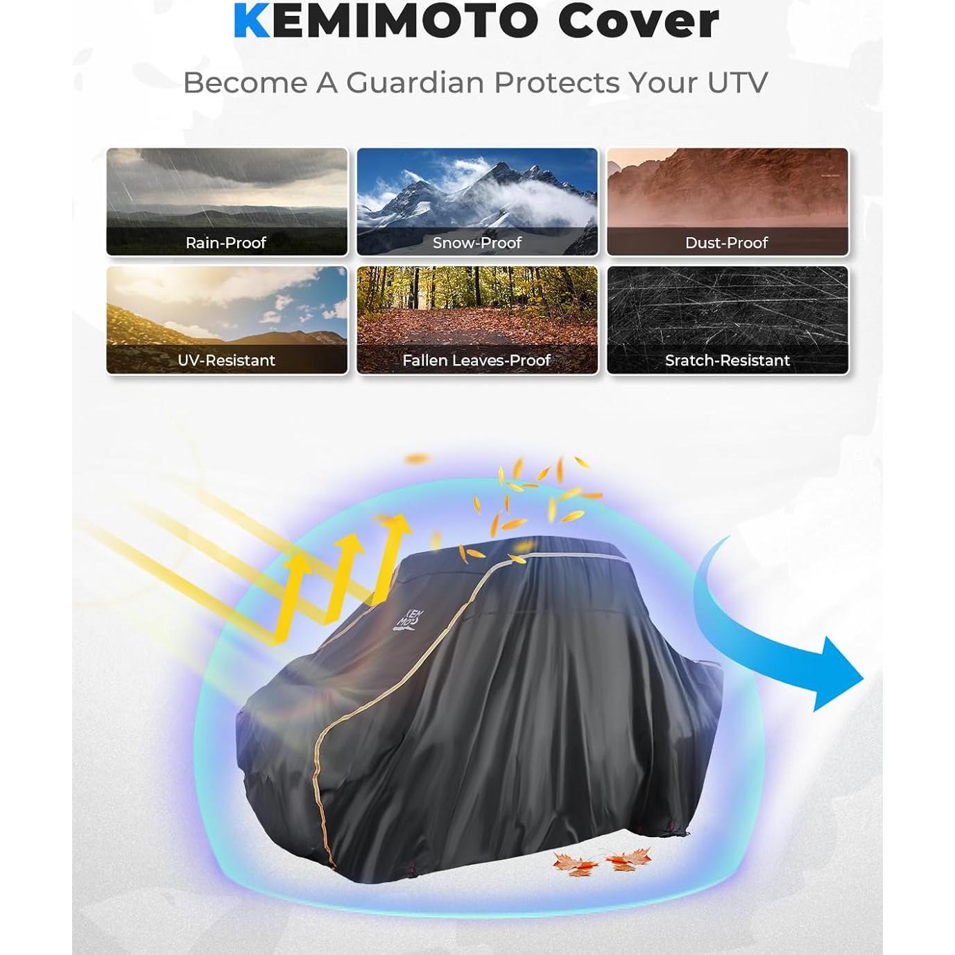 Funda KEMIMOTO UTV 2-3 Asientos Protección Todo Clima