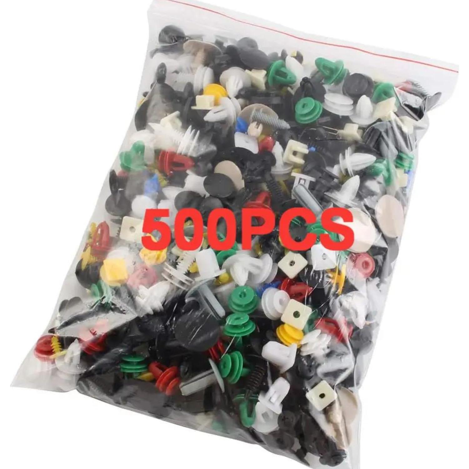 Kit de Clips Universales para Automóviles Sandario - 500 Piezas