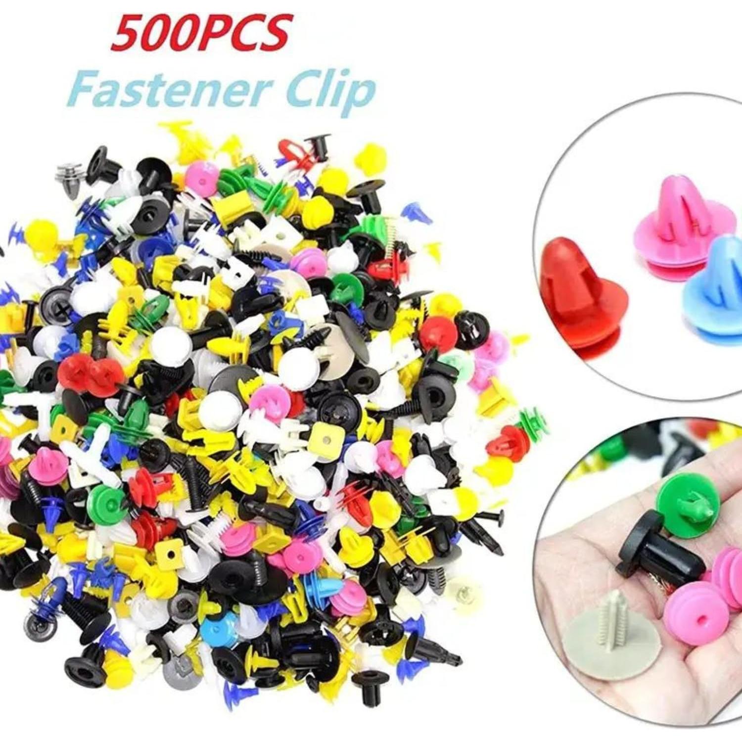 Kit de Clips Universales para Automóviles Sandario - 500 Piezas