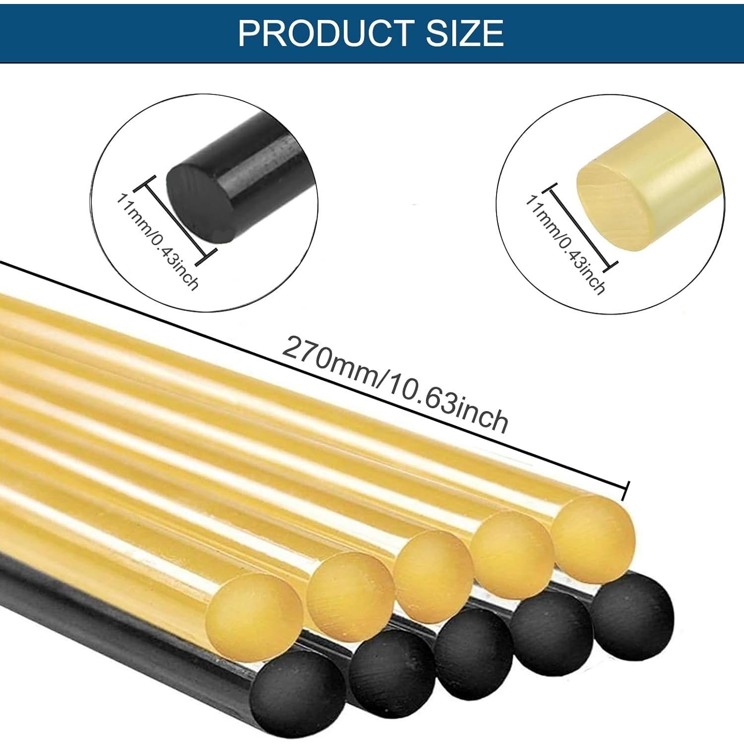Juego de 10 Palos de Pegamento KAERKA para Reparación de Abolladuras
