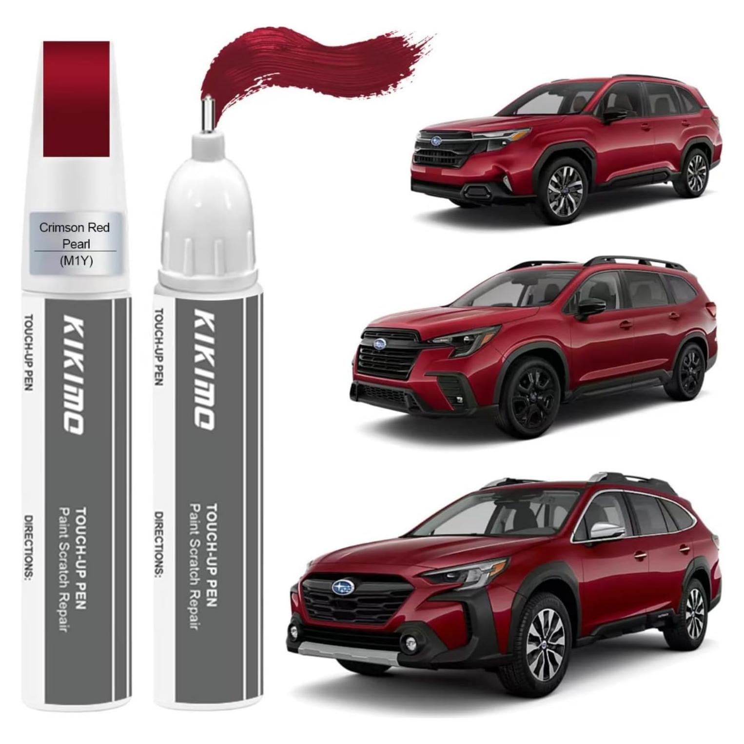 KIKIMO Pintura de Retoque para Subaru Perla Roja Carmesí 12ml