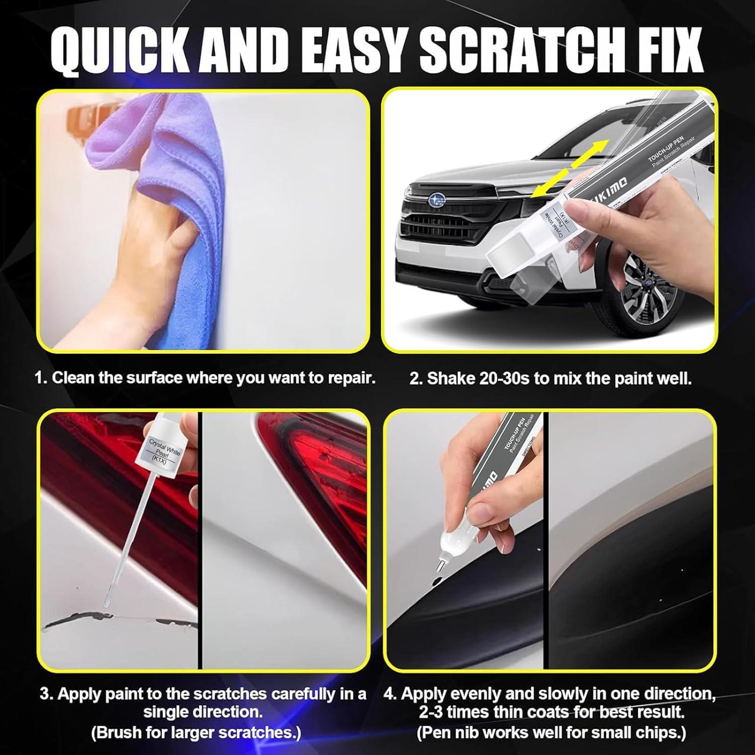 KIKIMO Pintura de Retoque para Subaru Perla Roja Carmesí 12ml