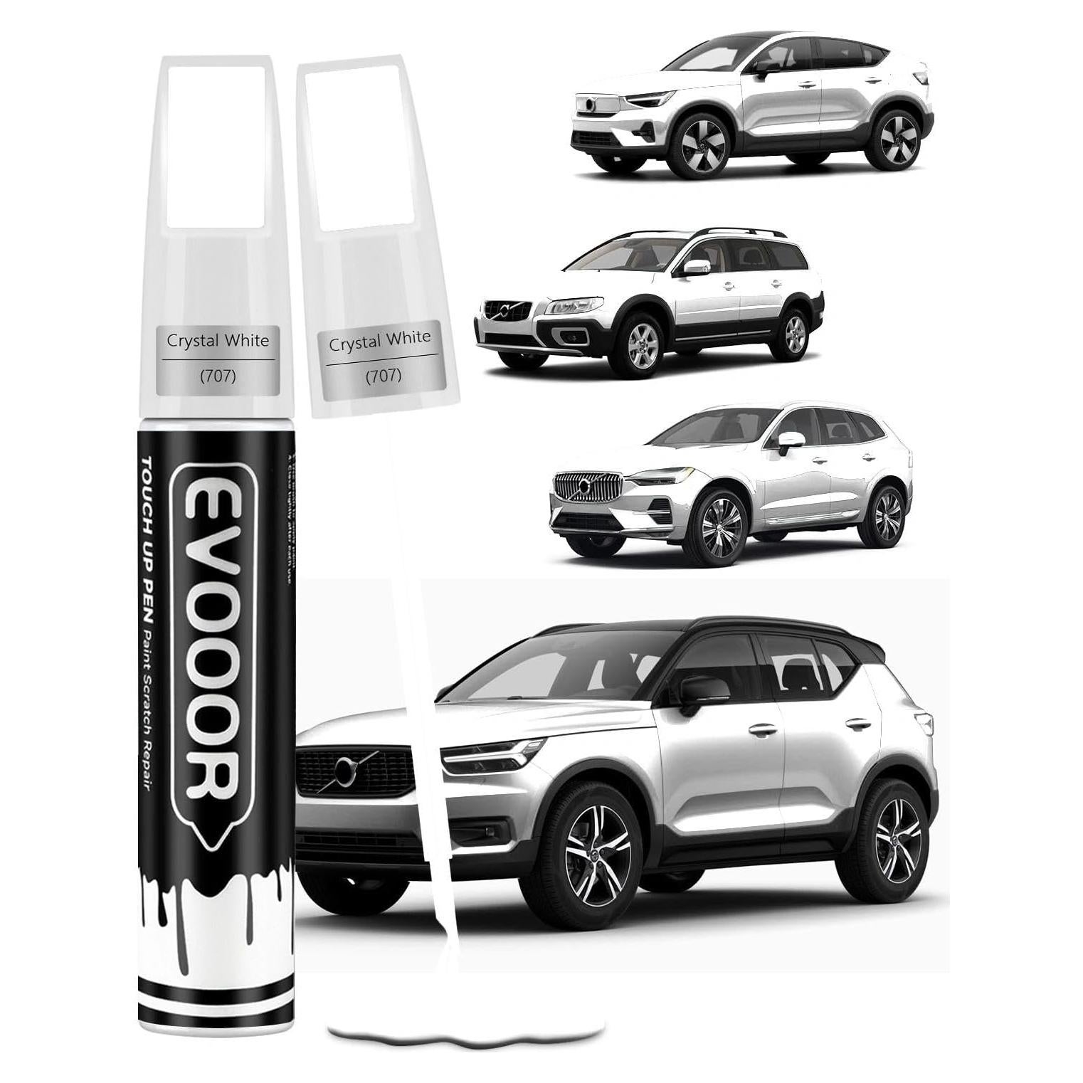 Pintura de Retoque EVOOOR Blanco Cristal 707 11.8 ml 2 en 1