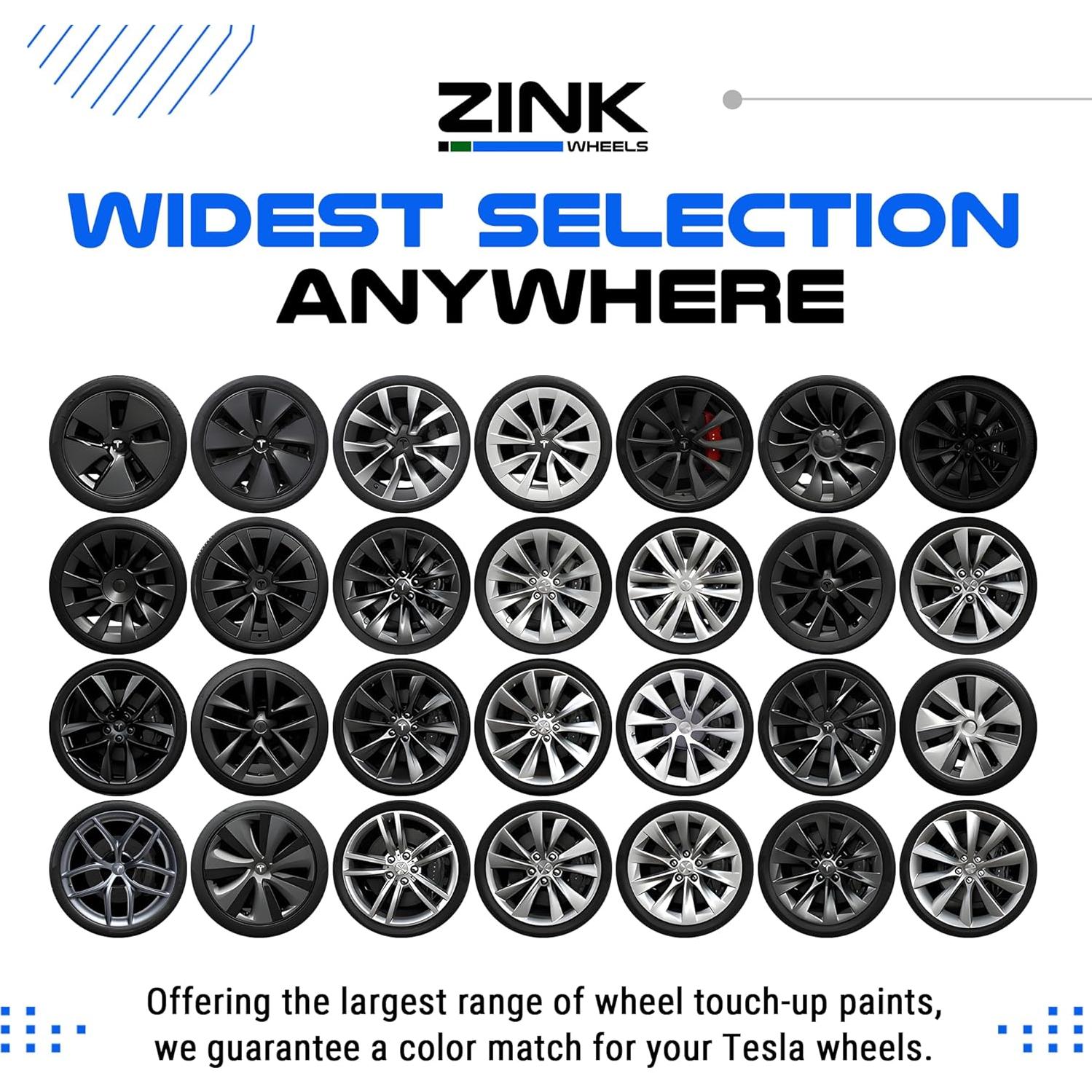 Kit de Reparación de Rasguños Rines Oscuros Gemini Tesla Model Y