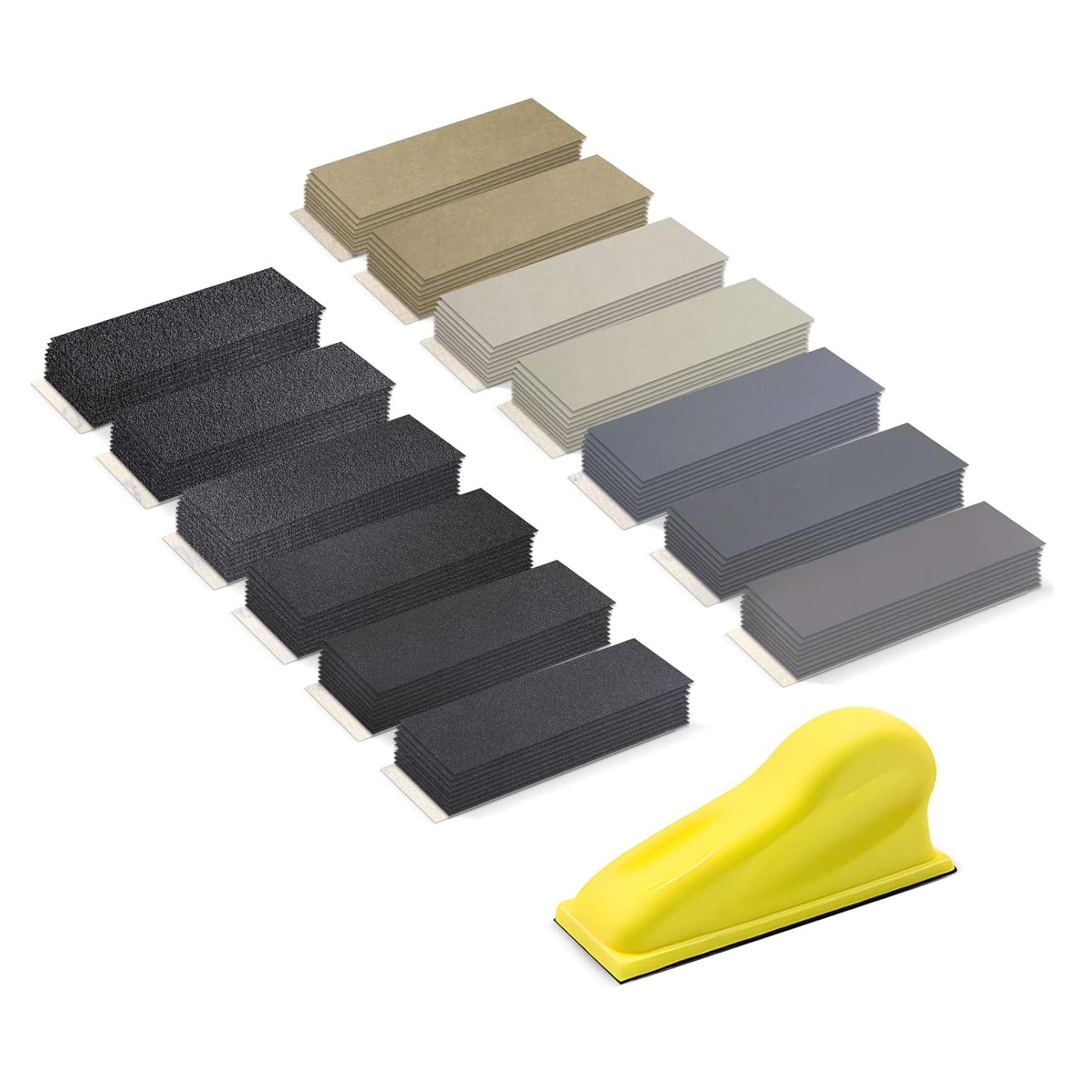 Kit de Lijadora Mini ZEHIQ 131 Piezas Papel de Lija Variado