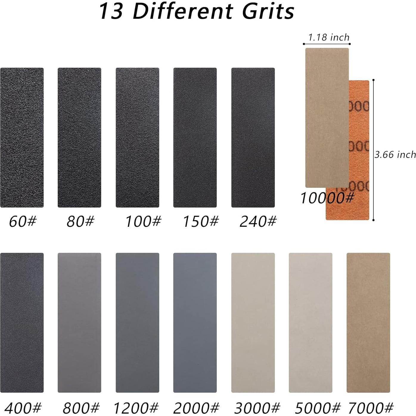 Kit de Lijadora Mini ZEHIQ 131 Piezas Papel de Lija Variado