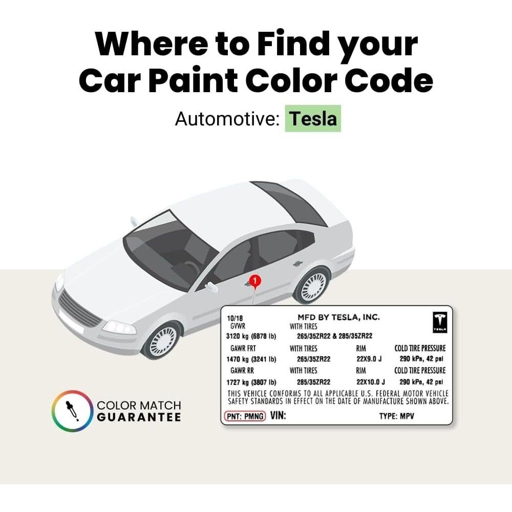 Pintura de Retoque TouchUpDirect Plata Estelar Metálico - Kit Preferido