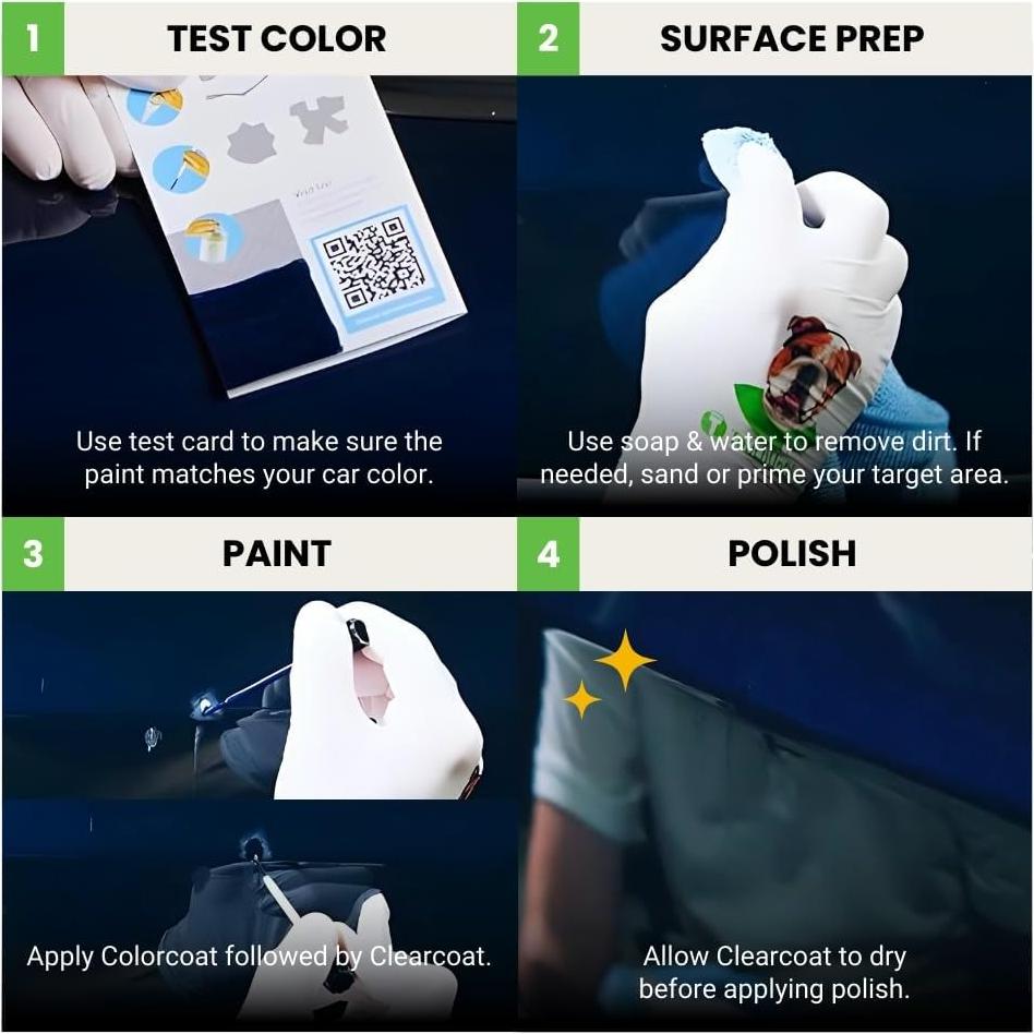 Pintura de Retoque TouchUpDirect Plata Estelar Metálico - Kit Preferido