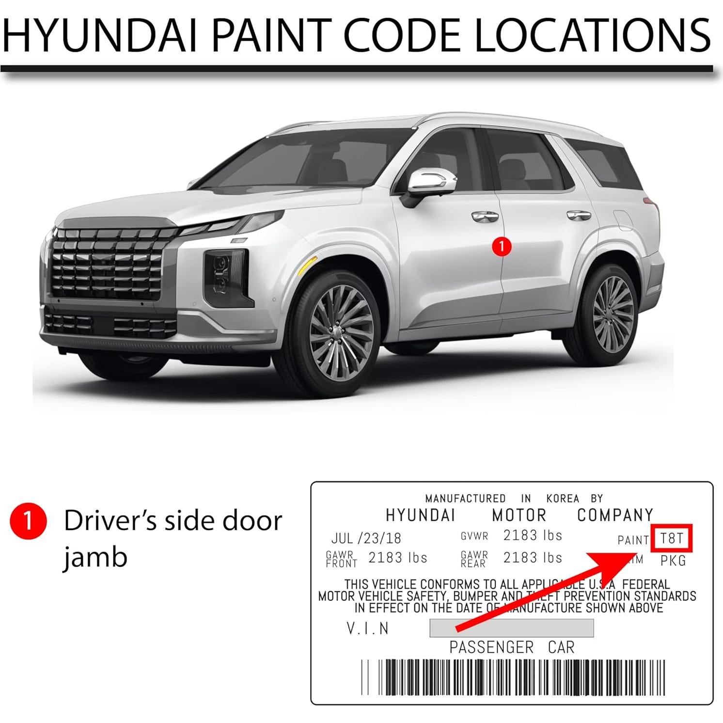 Pintura Automotriz R&E Hyundai Y2U Cielo Azul Kit 3 Piezas