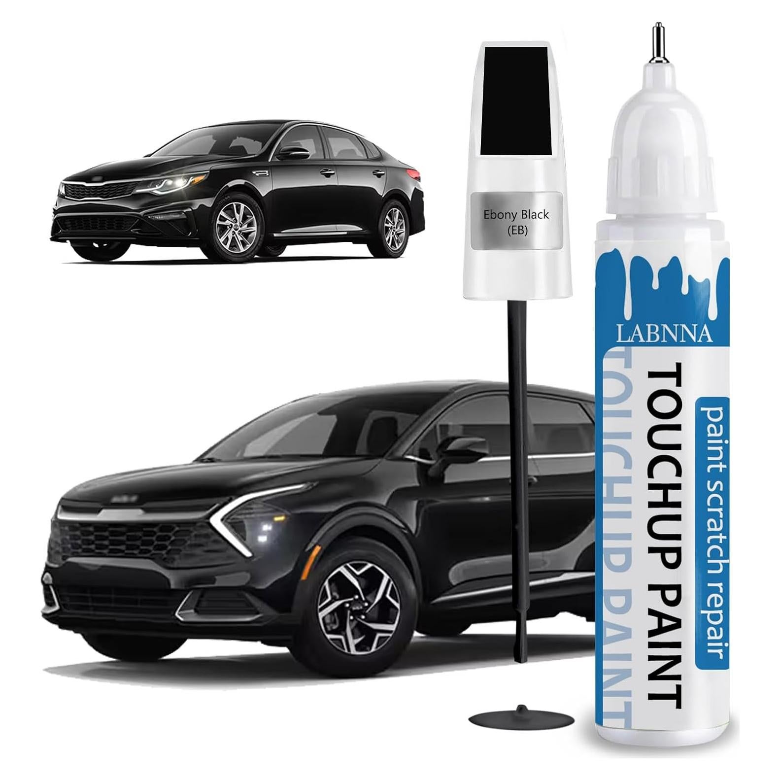 Pintura de Retoque LABNNA Negro Ébano 0.4 Fl Oz para Kia