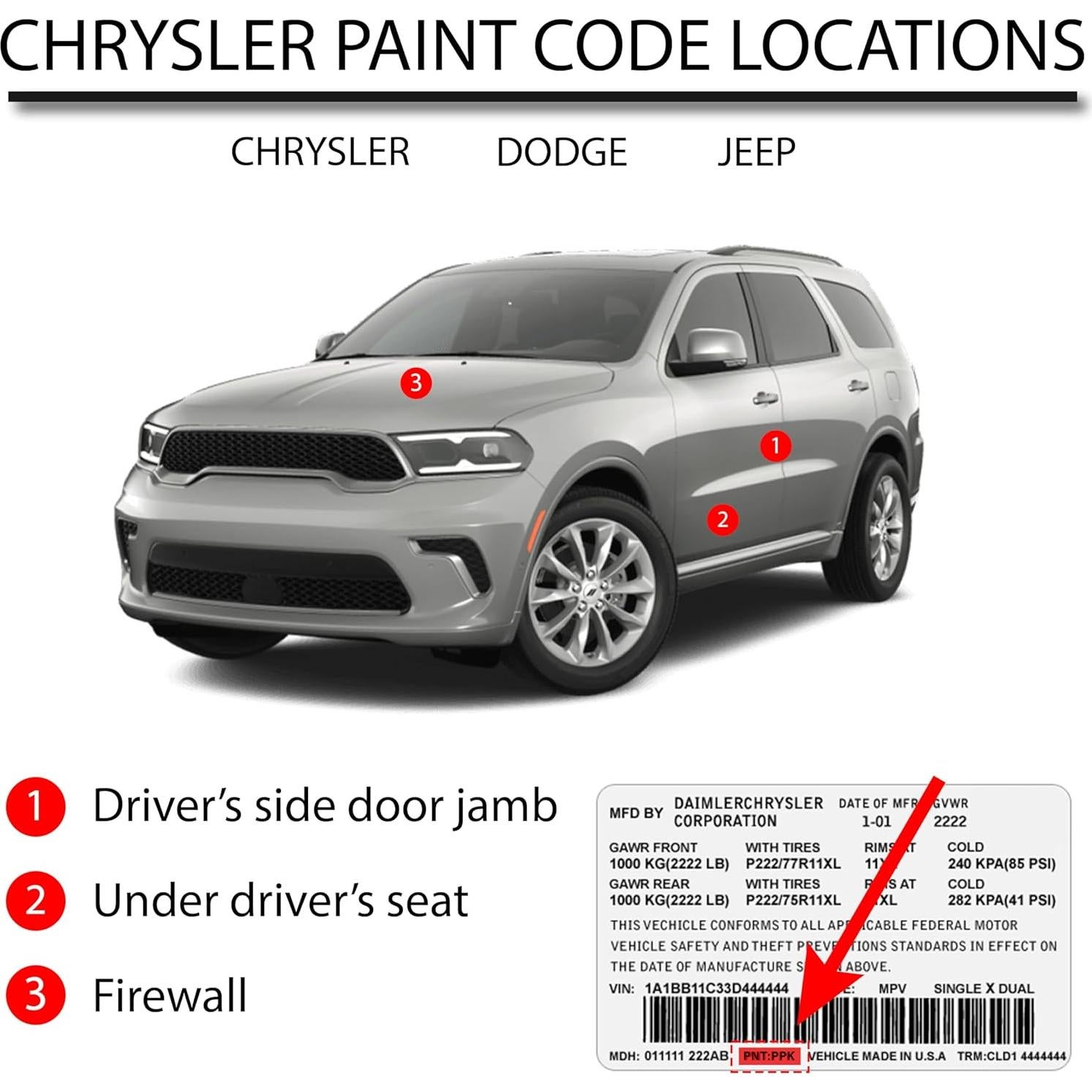 Pintura Automotriz R&E para Chrysler PRV NRV Rojo Terciopelo