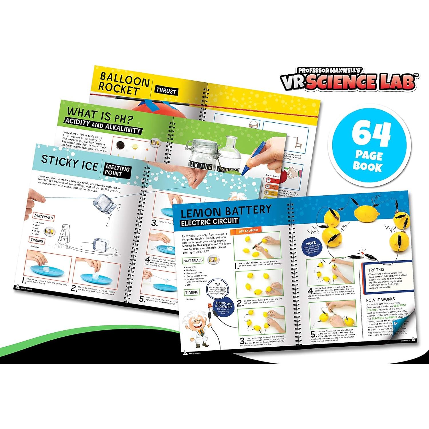 Kit de Ciencias VR Abacus - Profesor Maxwell - 48 Piezas