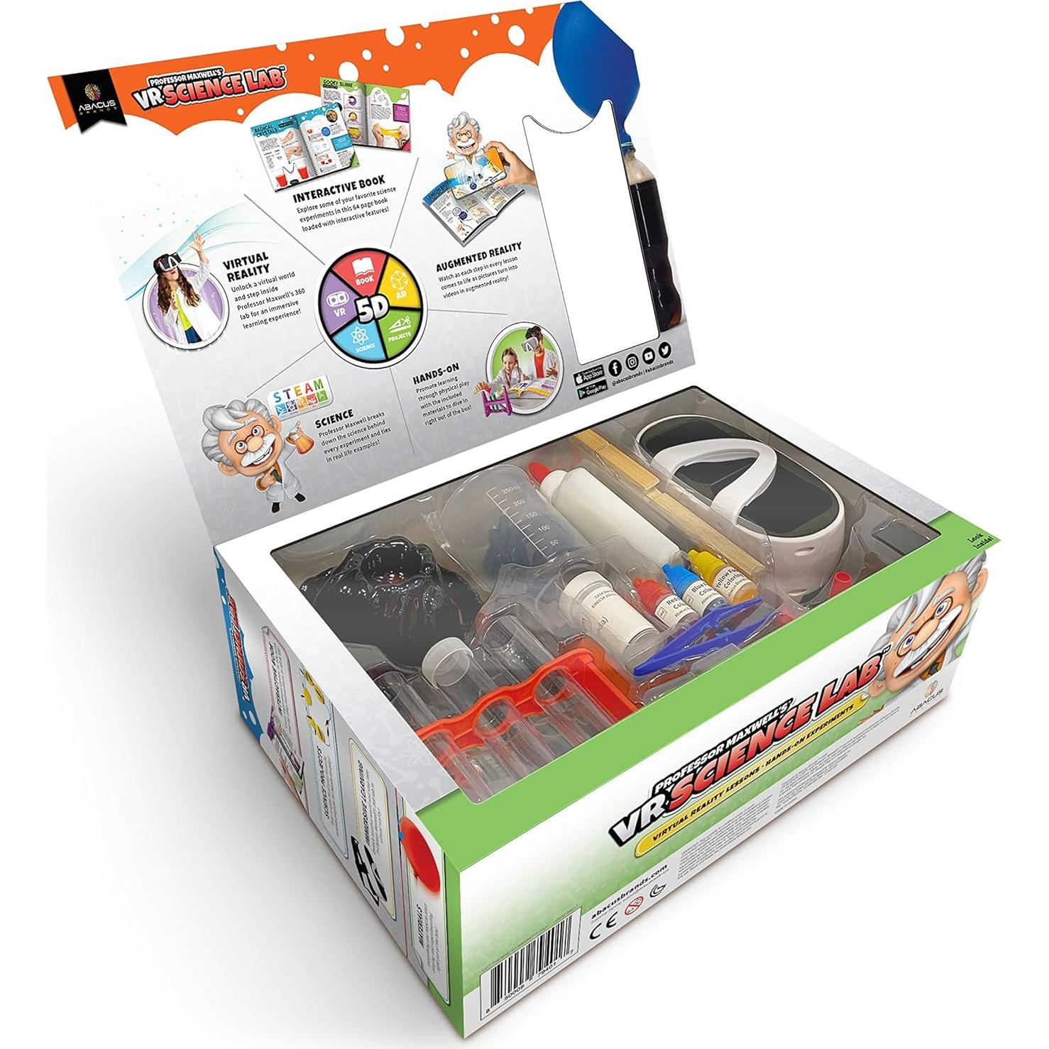 Kit de Ciencias VR Abacus - Profesor Maxwell - 48 Piezas