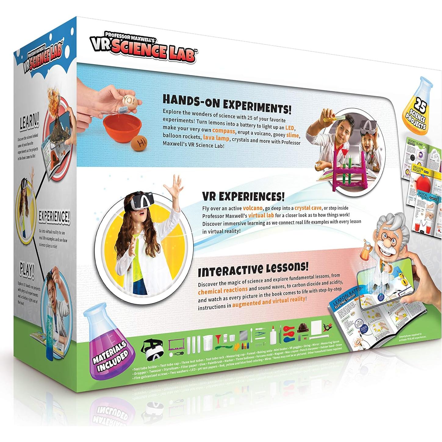 Kit de Ciencias VR Abacus - Profesor Maxwell - 48 Piezas