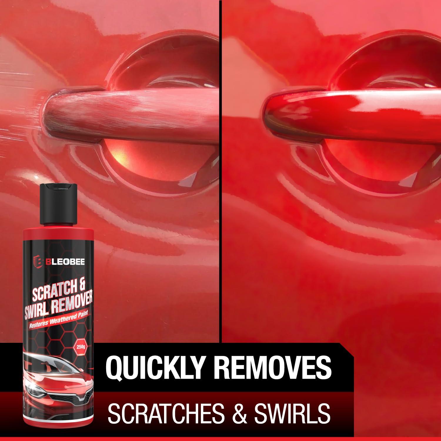 Removedor de Rayones Bleobee - Cera Pulidora para Autos 280g