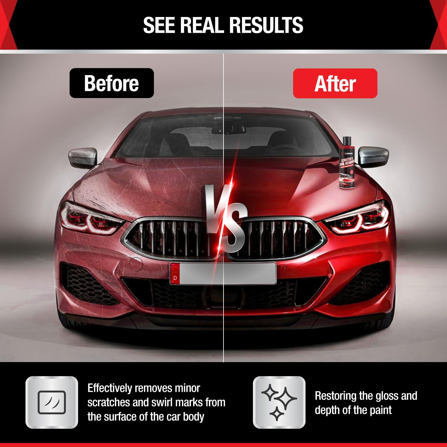 Removedor de Rayones Bleobee - Cera Pulidora para Autos 280g