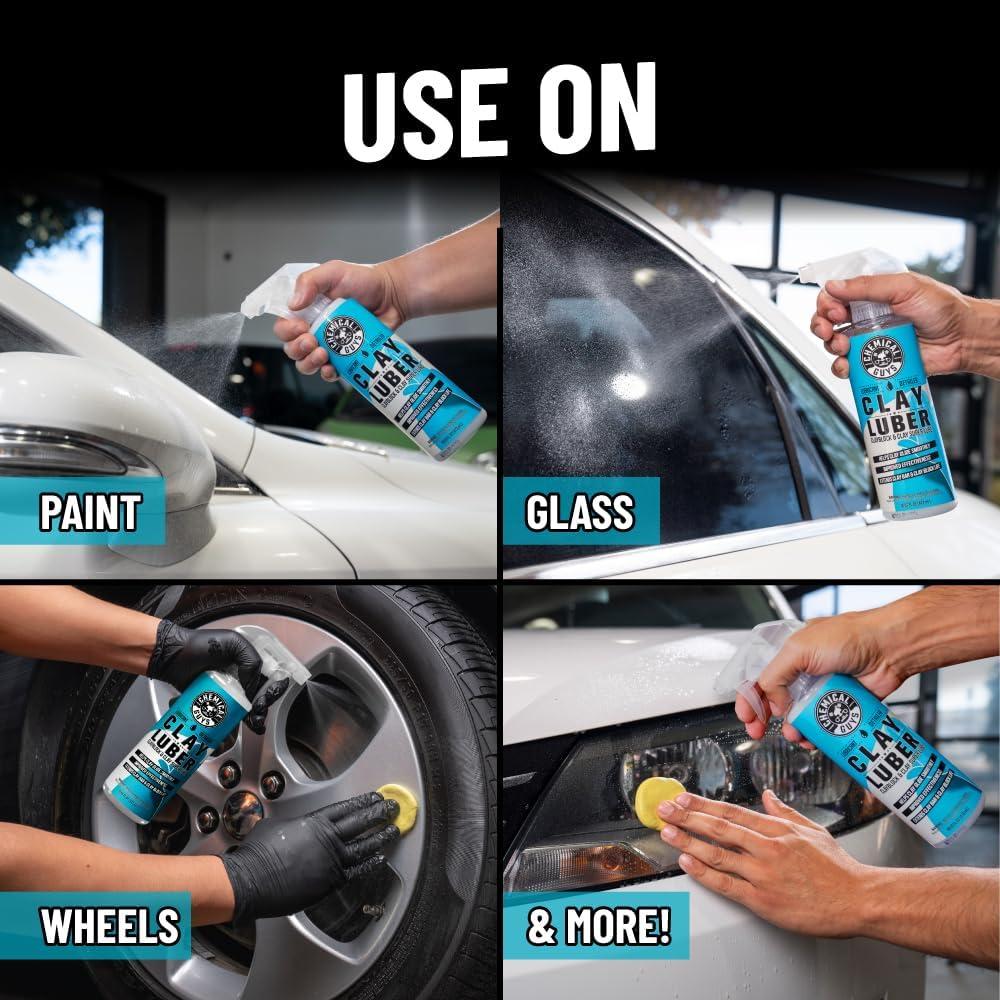 Kit Completo de Arcilla Chemical Guys para Restauración de Pintura