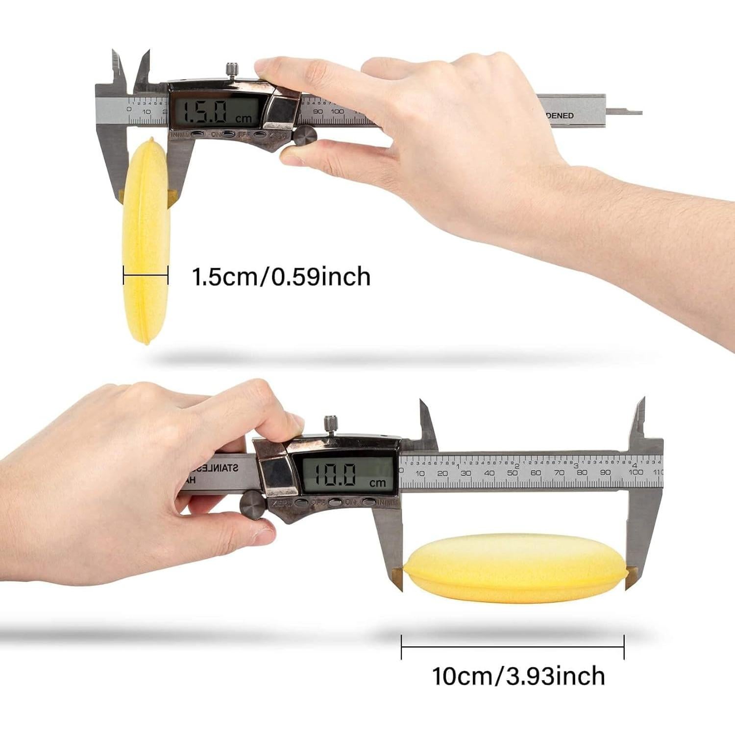 Almohadillas de Aplicación de Cera PSLER 10 cm - Paquete de 24