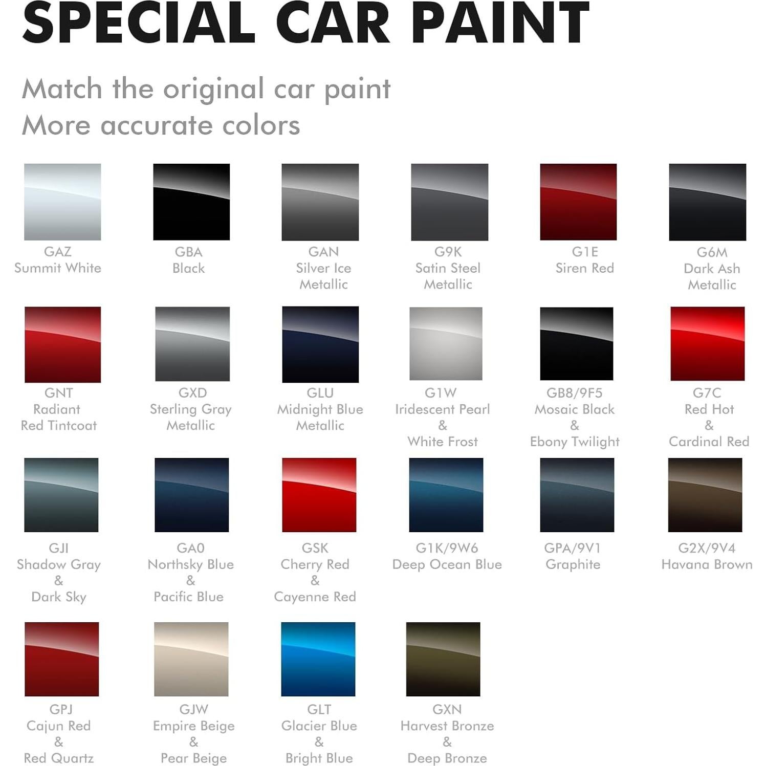 Pintura de Retoque Edantas GAZ Summit White para Chevrolet