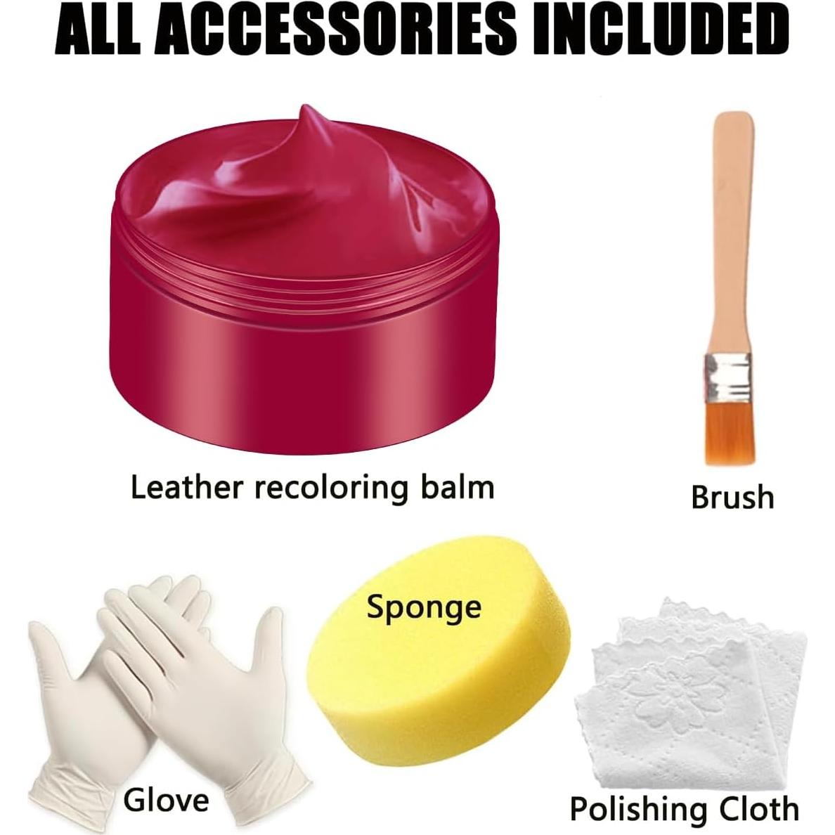 Bálsamo de Recoloración de Cuero Marrón UP22YOU - Kit Reparación