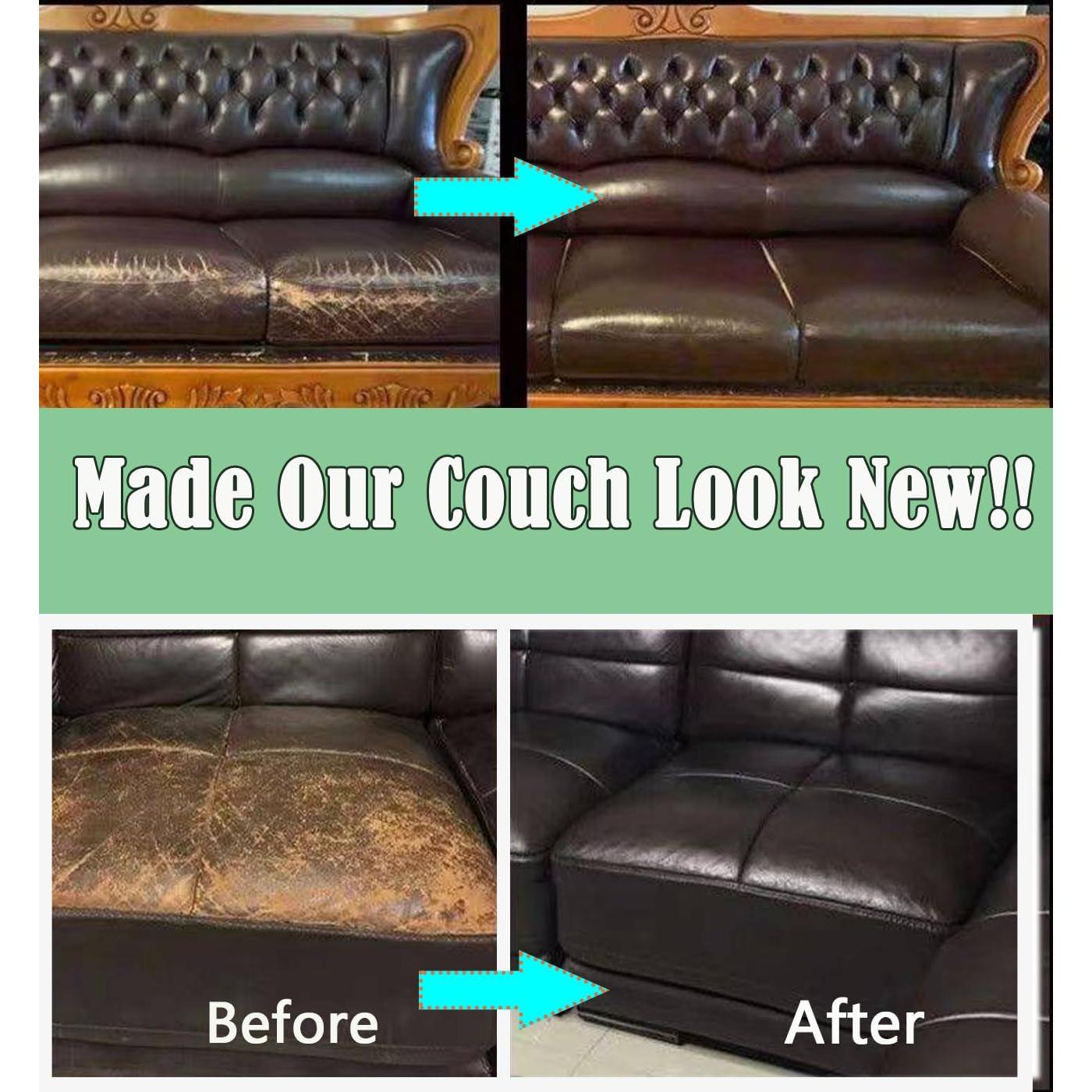 Bálsamo de Recoloración de Cuero Marrón UP22YOU - Kit Reparación