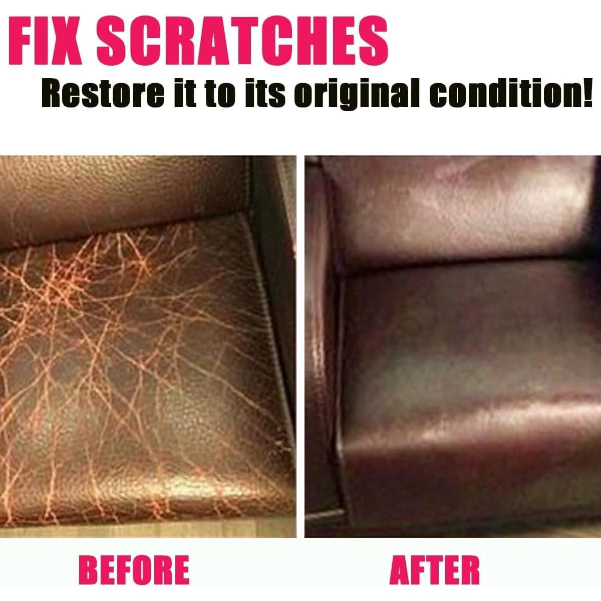 Bálsamo de Recoloración de Cuero Marrón UP22YOU - Kit Reparación