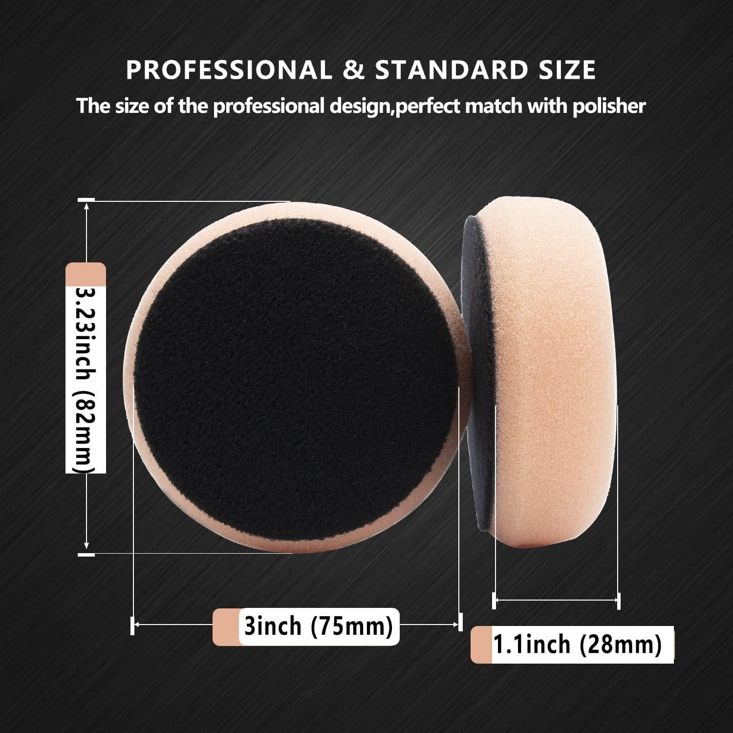 Kit de Pulido de Espuma 44 Piezas CAR ROAD - 1" 2" 3"