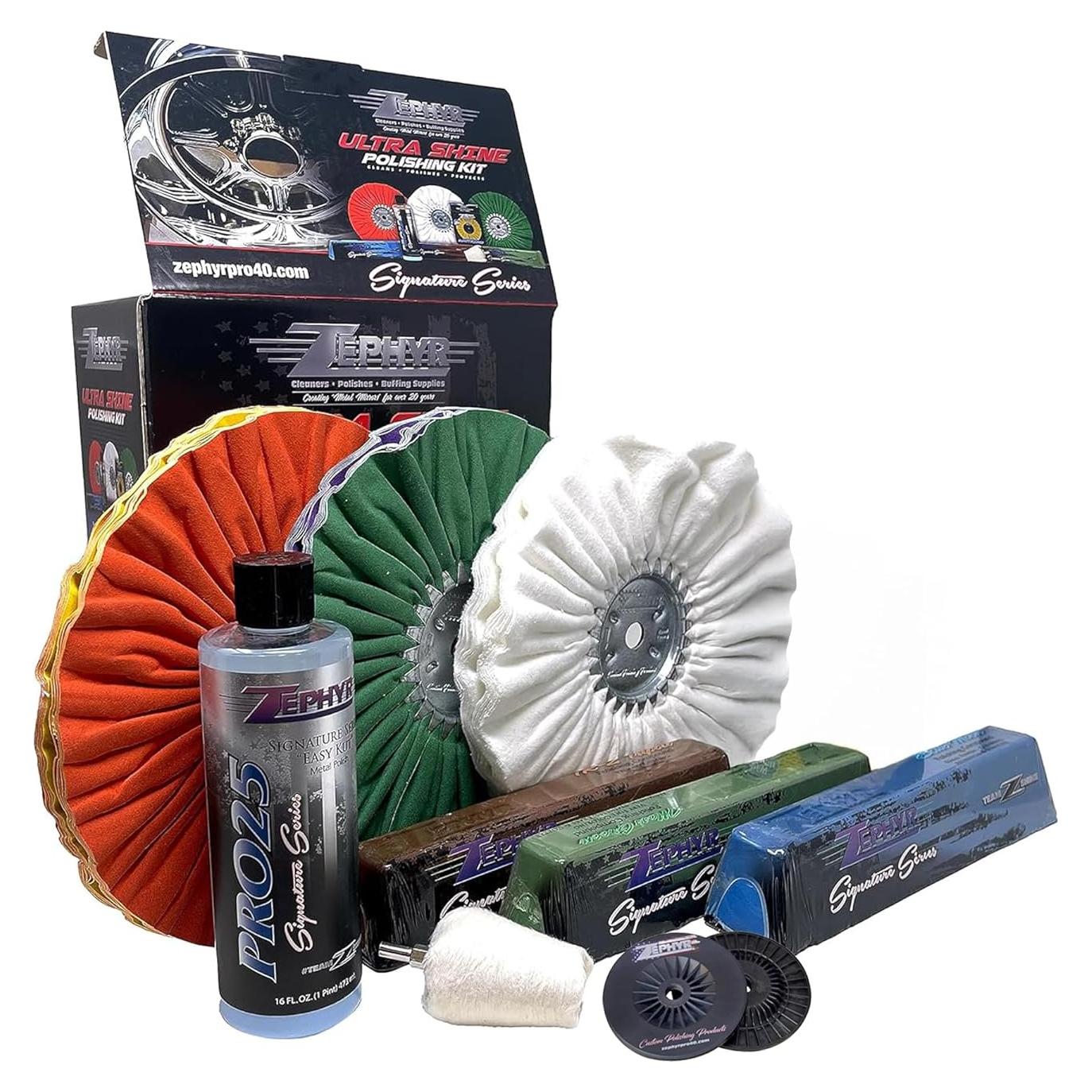 Kit de Pulido de Ruedas Forjadas Ultra Brillante Zephyr