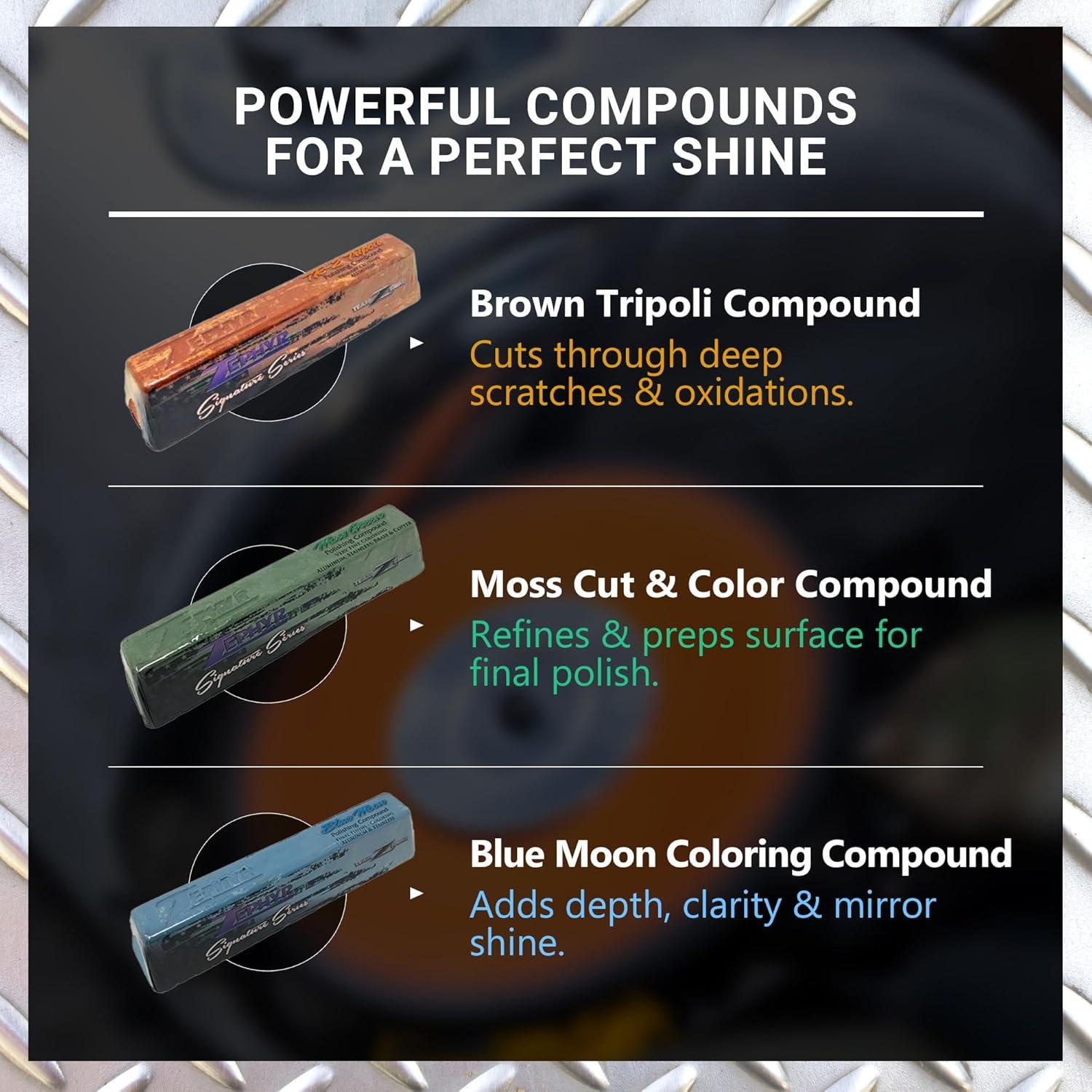 Kit de Pulido de Ruedas Forjadas Ultra Brillante Zephyr