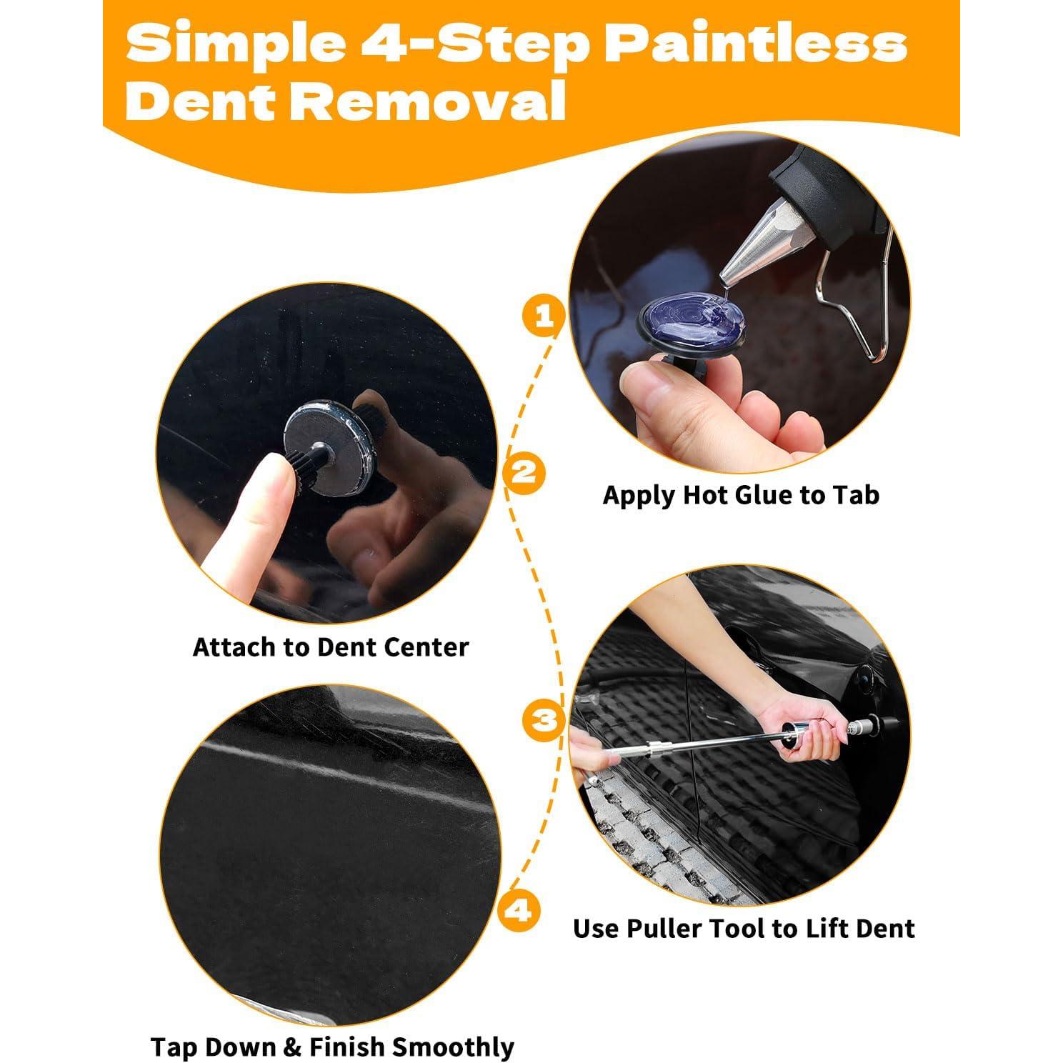 Kit de Reparación de Abolladuras sin Pintura Super PDR DPK-85