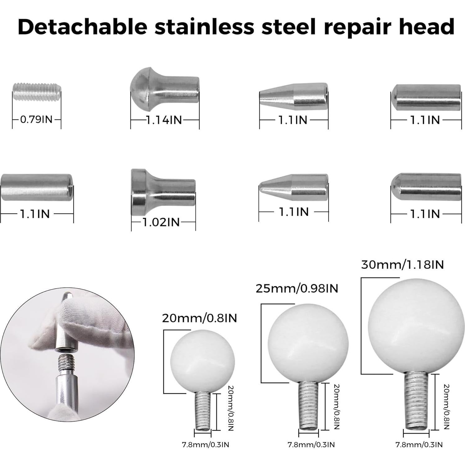 Kit de Herramientas para Eliminación de Abolladuras CZJCMECH 6 Piezas