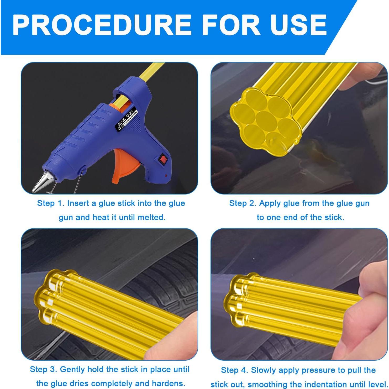 Paquete de 10 Barras de Pegamento Caliente DIQDI 270x11mm