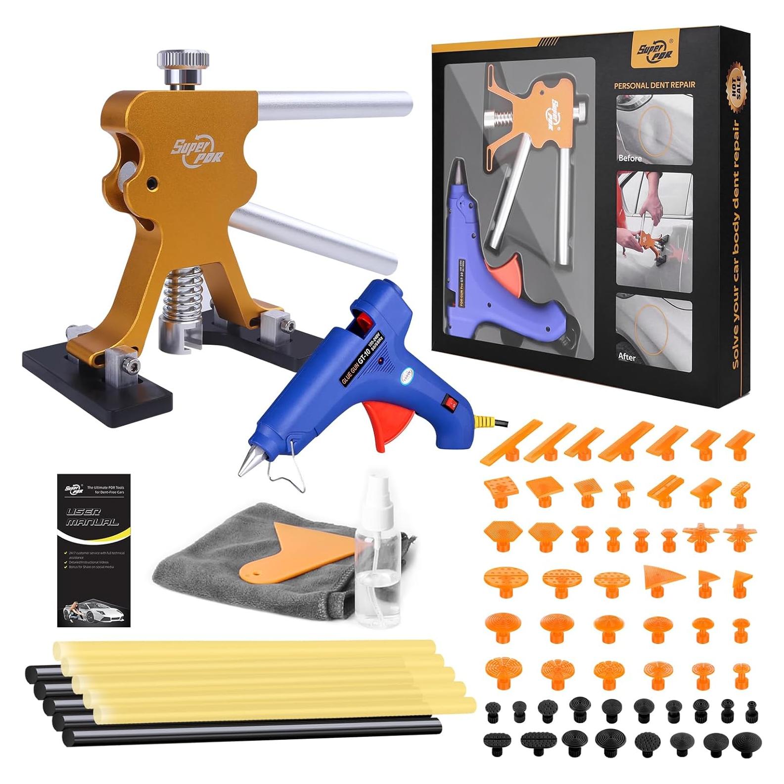 Kit de Reparación de Abolladuras Super PDR 74PCS Profesional