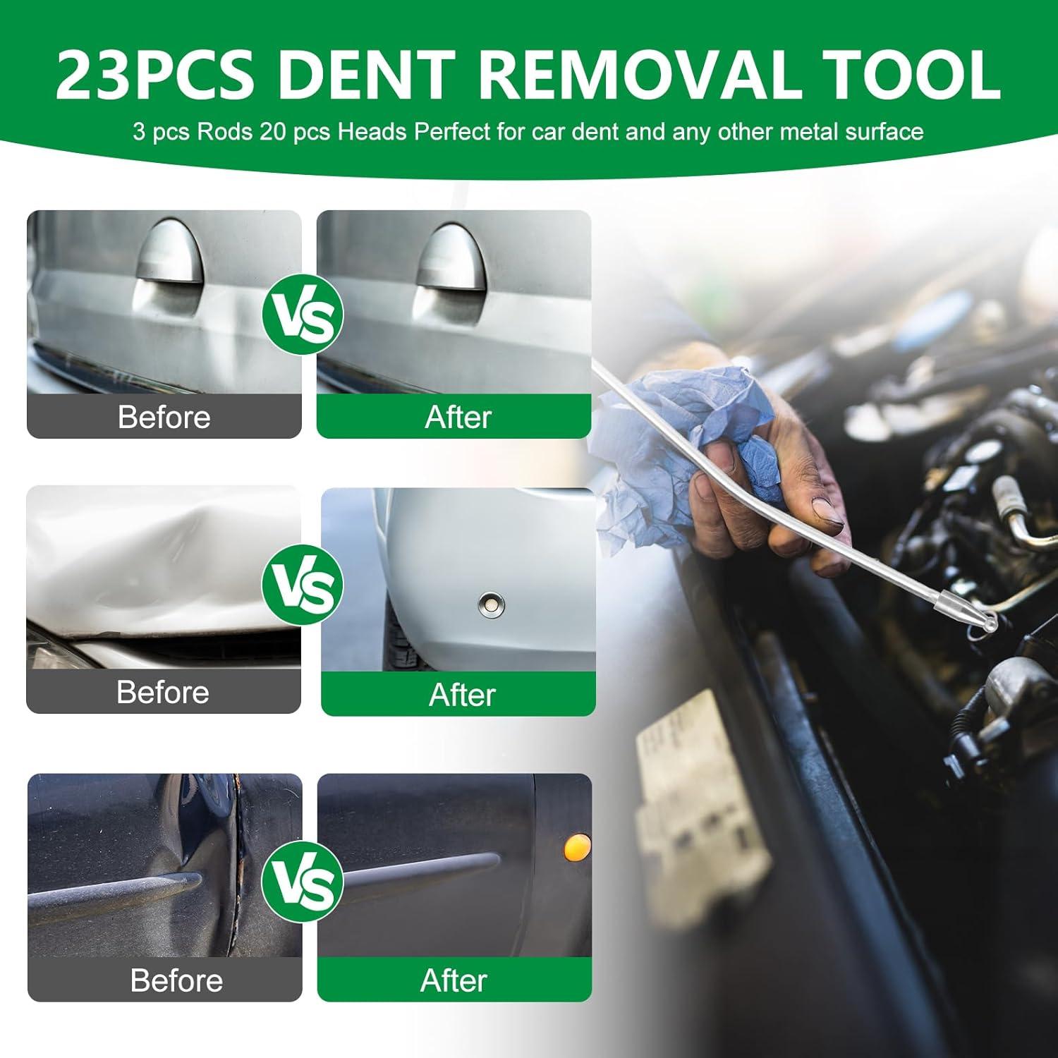 Kit de Eliminación de Abolladuras Poakkus 23PDR - 23 Piezas