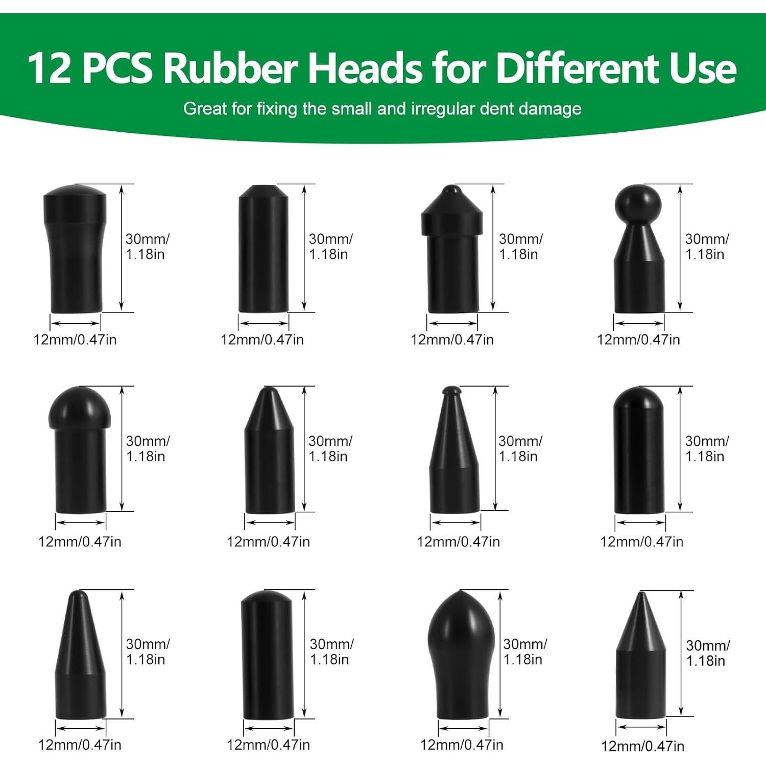 Kit de Eliminación de Abolladuras Poakkus 23PDR - 23 Piezas