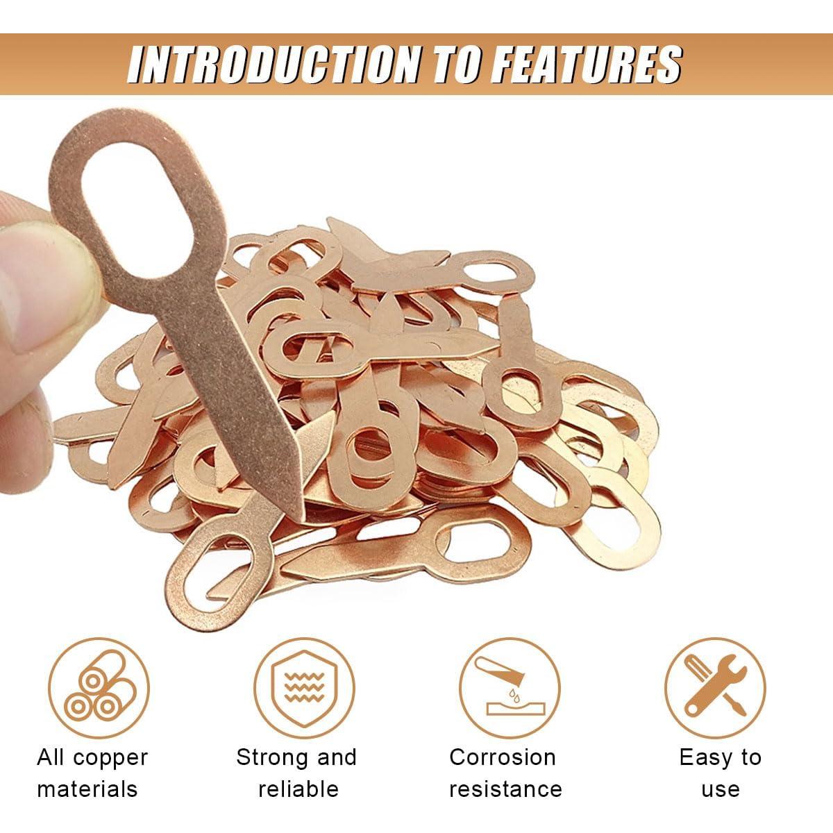 100 Anillos de Extracción de Abolladuras UHANBUT 5.54cm