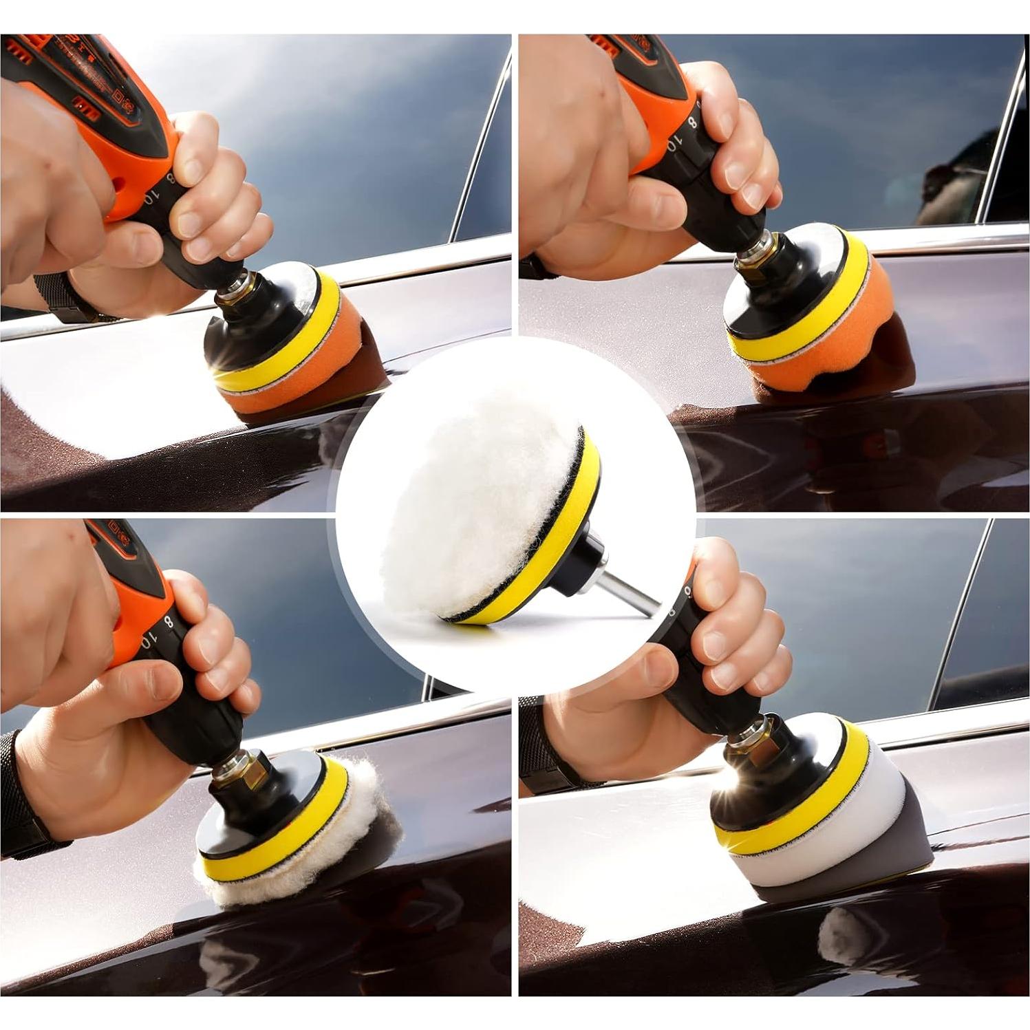 Kit de Almohadillas de Pulido MIDO 22PCS 3" para Taladro