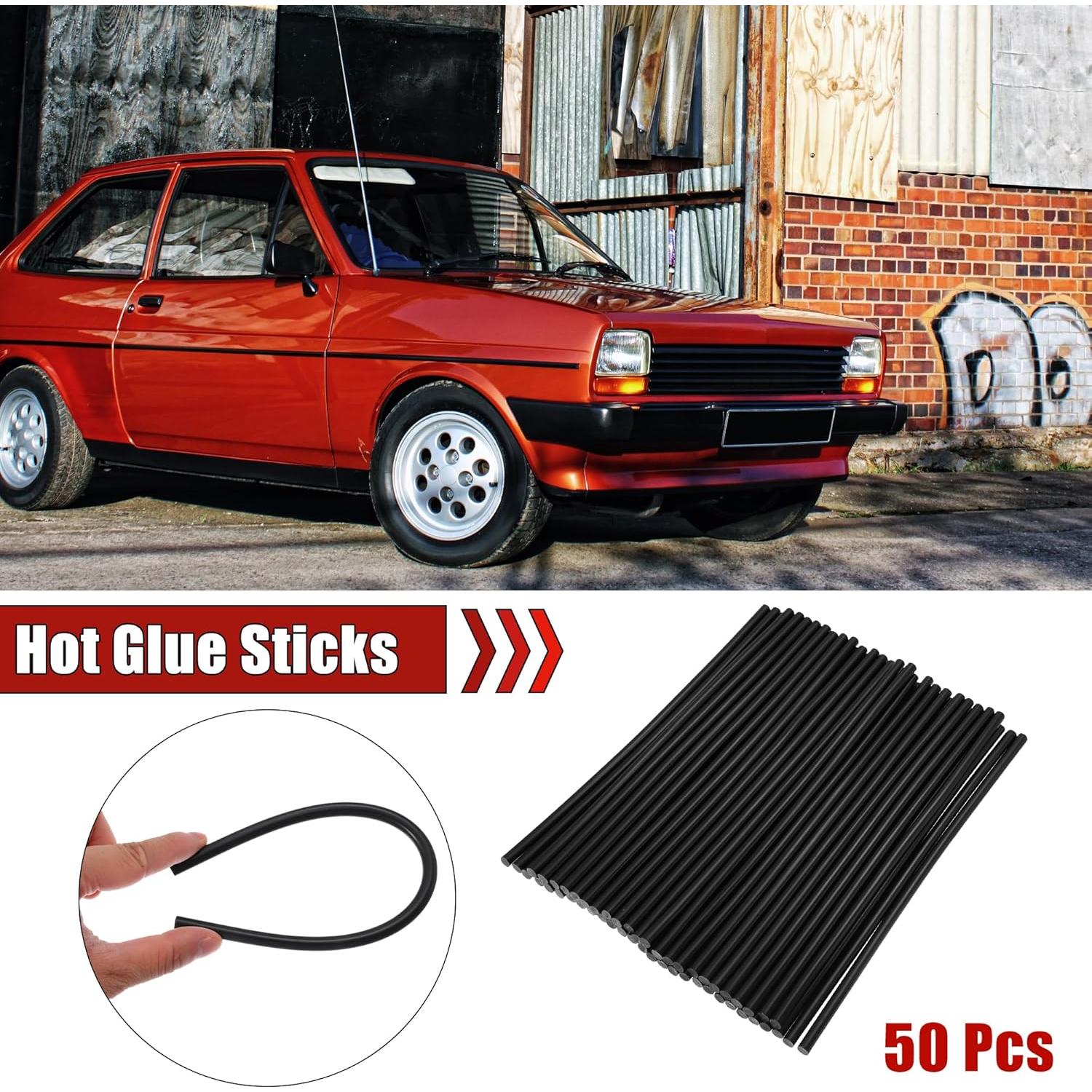 Palos de Pegamento Termofusible X AUTOHAUX 50pcs 7x270mm Negro