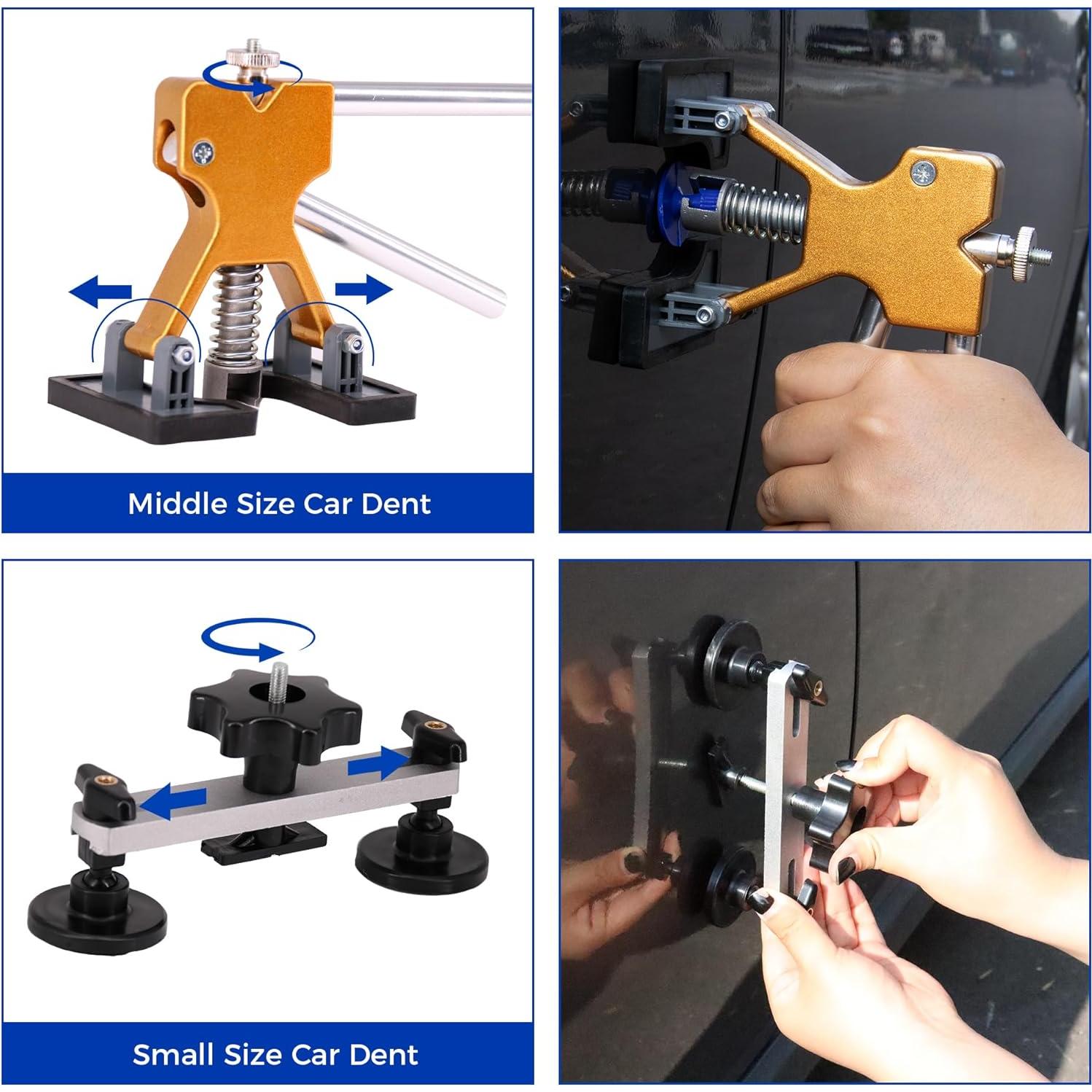 Kit de Extracción de Abolladuras CZJCMECH 93 PCS - Reparación Sin Pintura