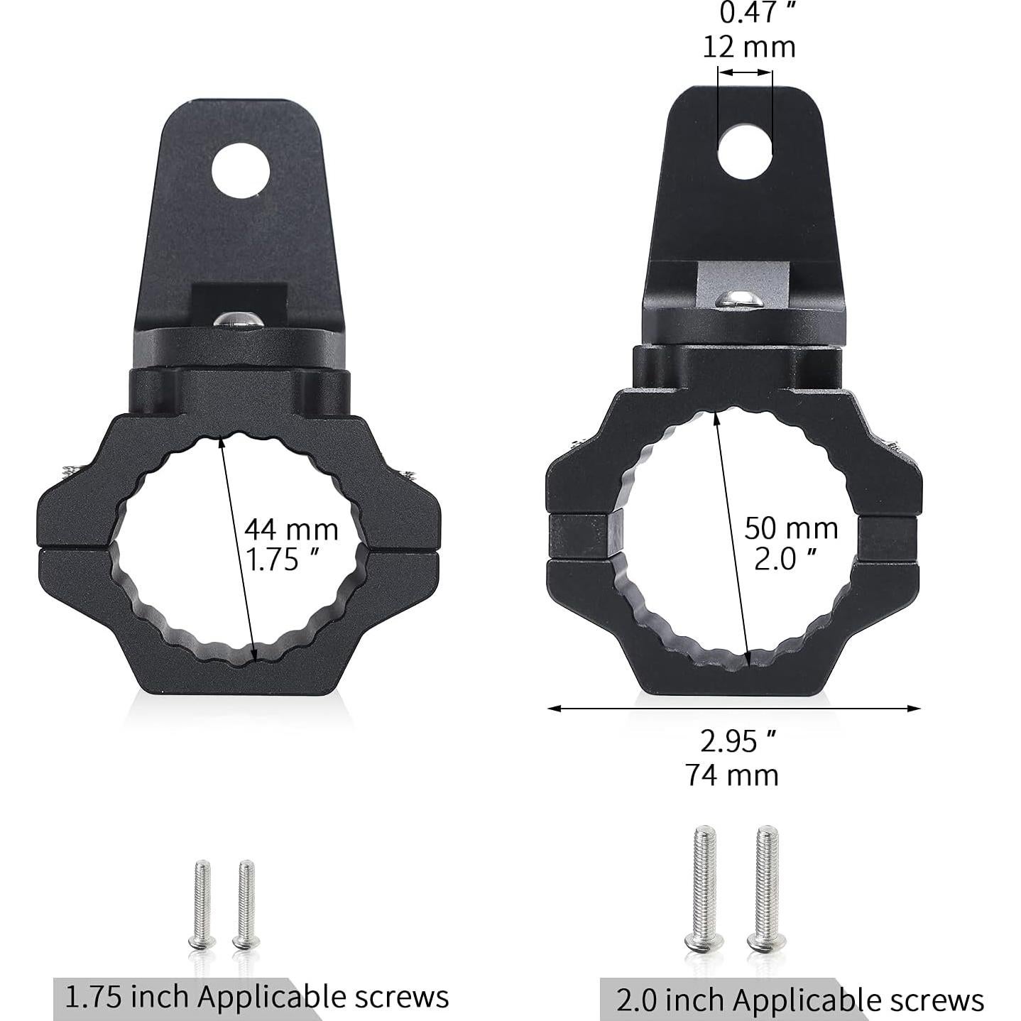 Soporte de Luz UTV Zidiyoruo 360° para Jaula 1.75-2"