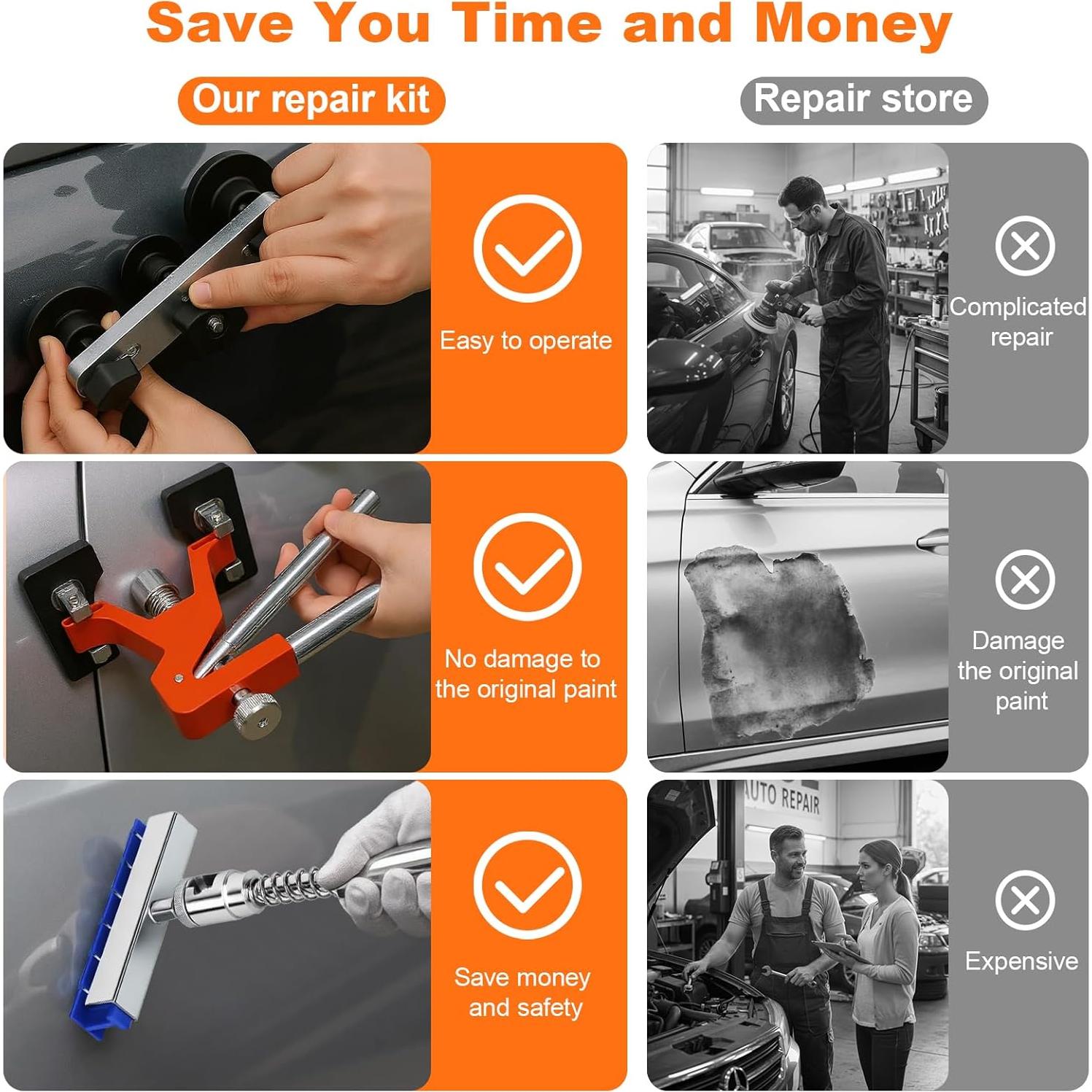 Kit de Extracción de Abolladuras Xeoca 149PCS Sin Pintura