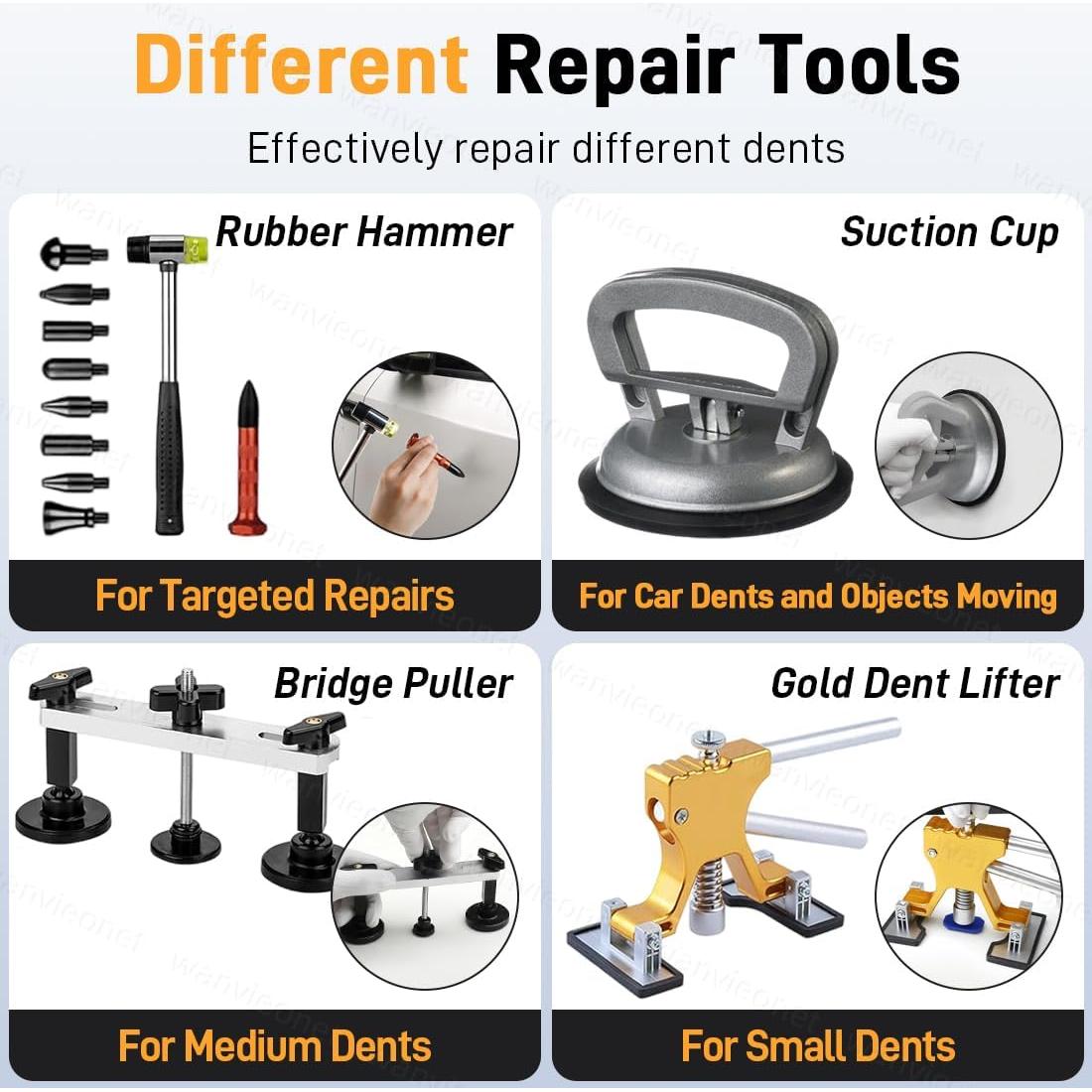 Kit de Extracción de Abolladuras Wanvieonet 139 Piezas