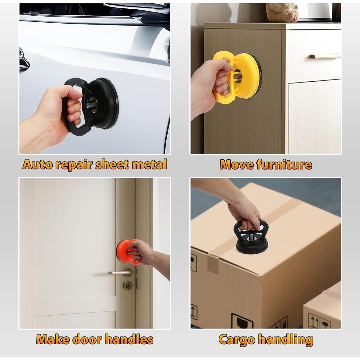 Extractor de Abolladuras de Coche Genérico Naranja - Kit Completo