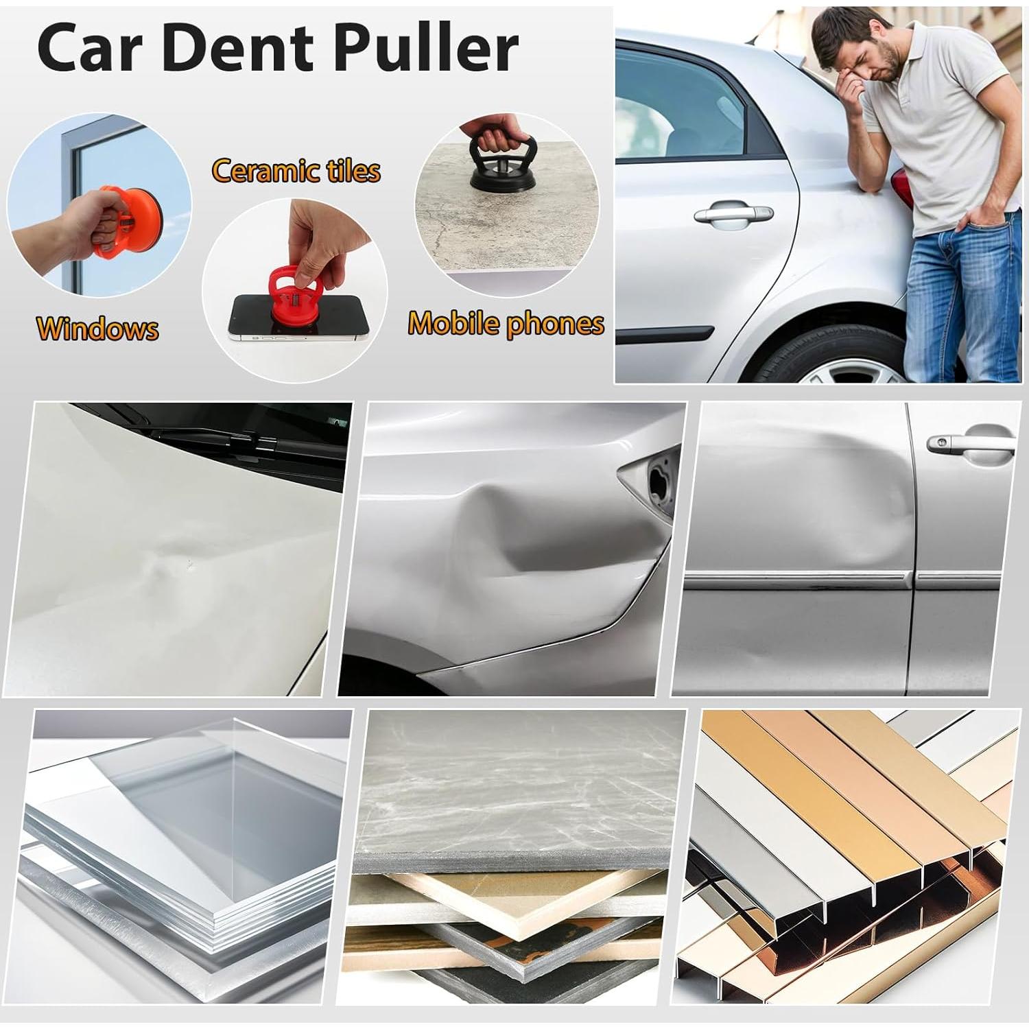 Extractor de Abolladuras de Coche Genérico Naranja - Kit Completo