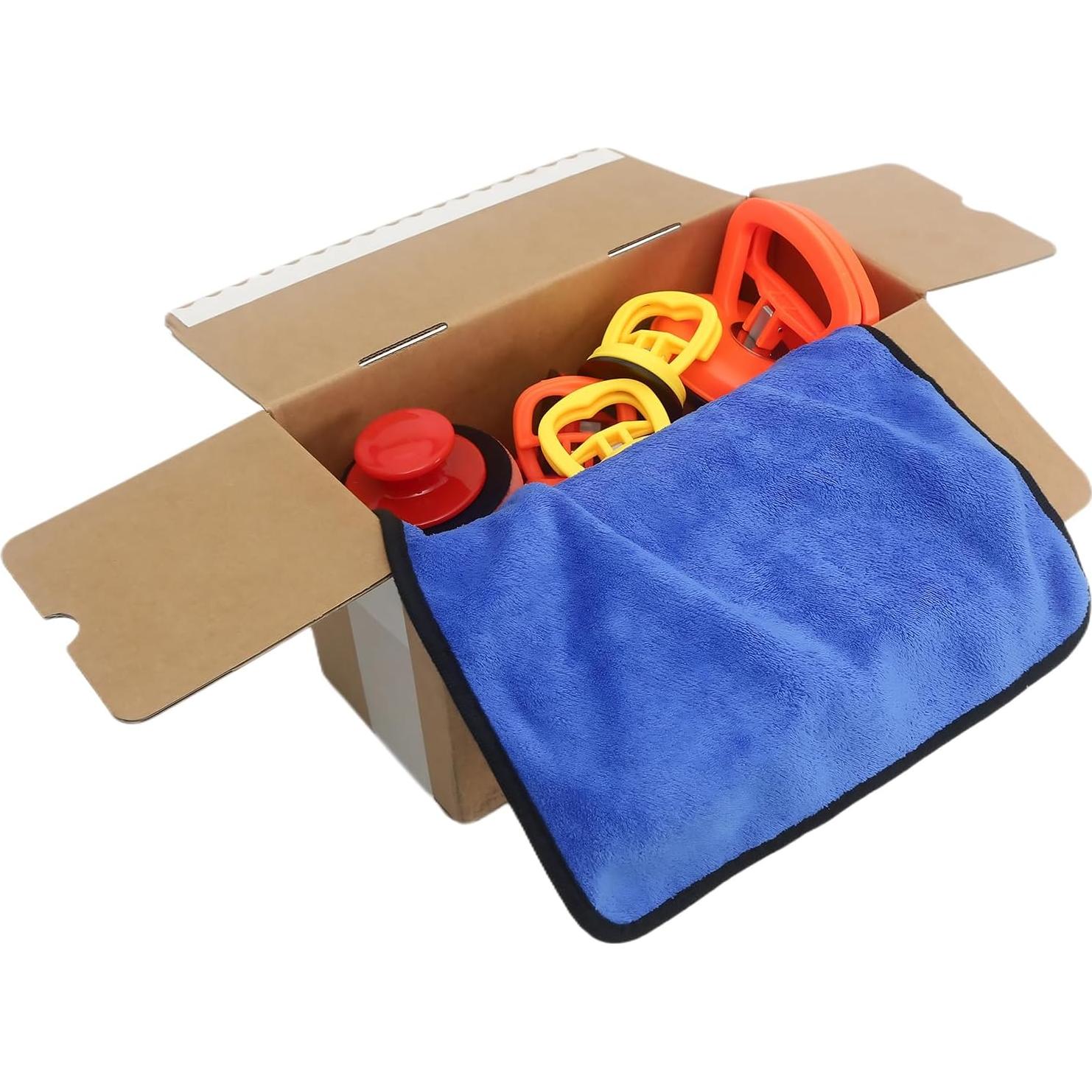 Extractor de Abolladuras de Coche Genérico Naranja - Kit Completo